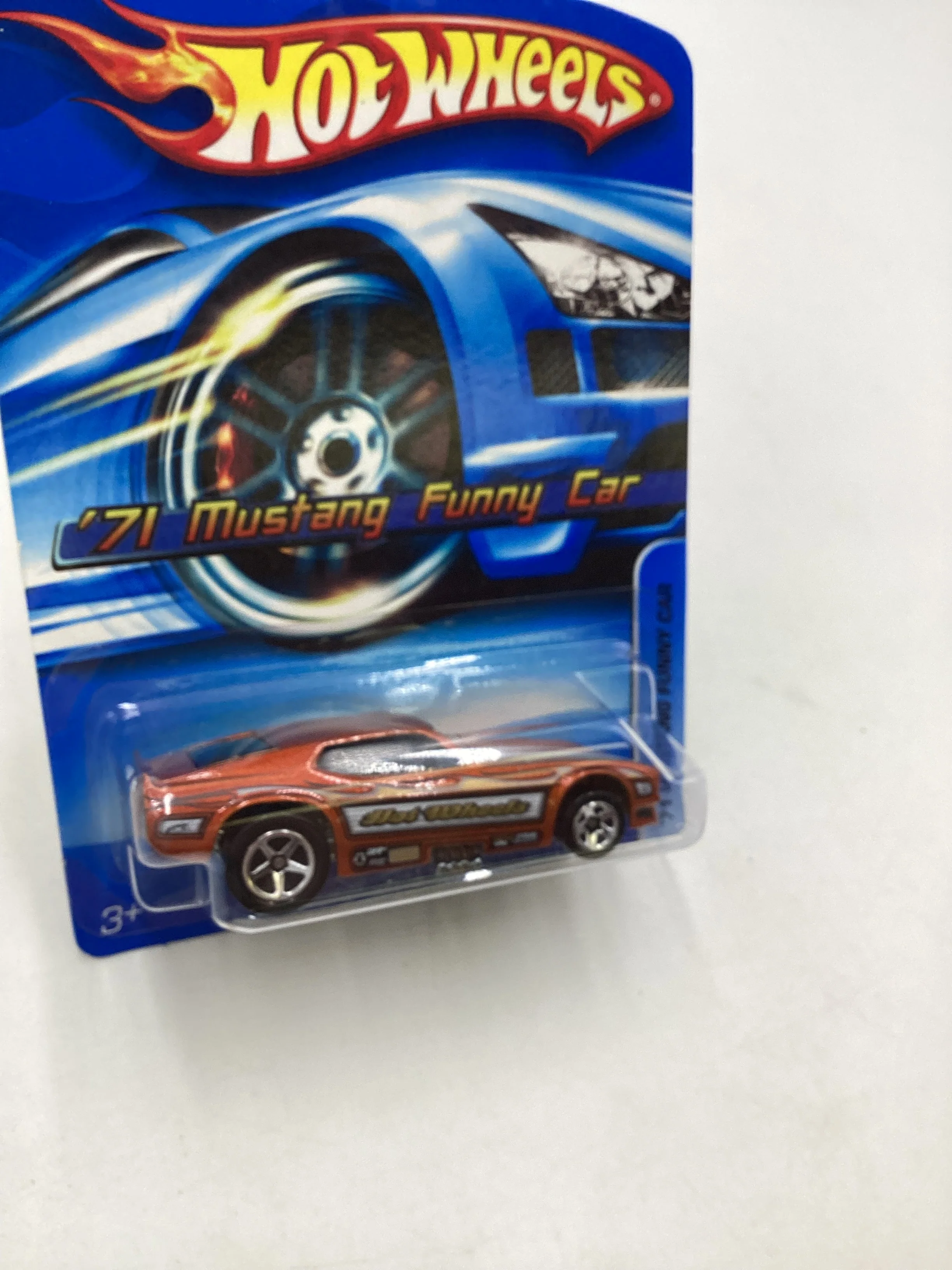 2005 Hot Wheels #182 Orange 71 Mustang Funny Car 24H - Image 5
