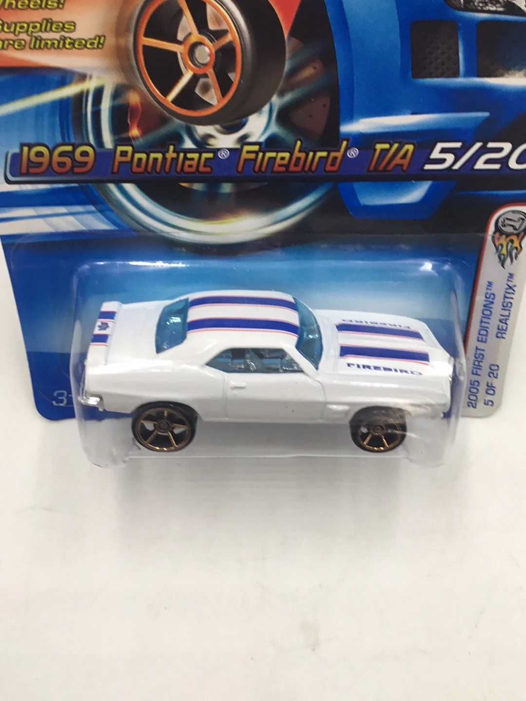 2005 Hot Wheels #5 1969 Pontiac Firebird FTE 53F - Image 5