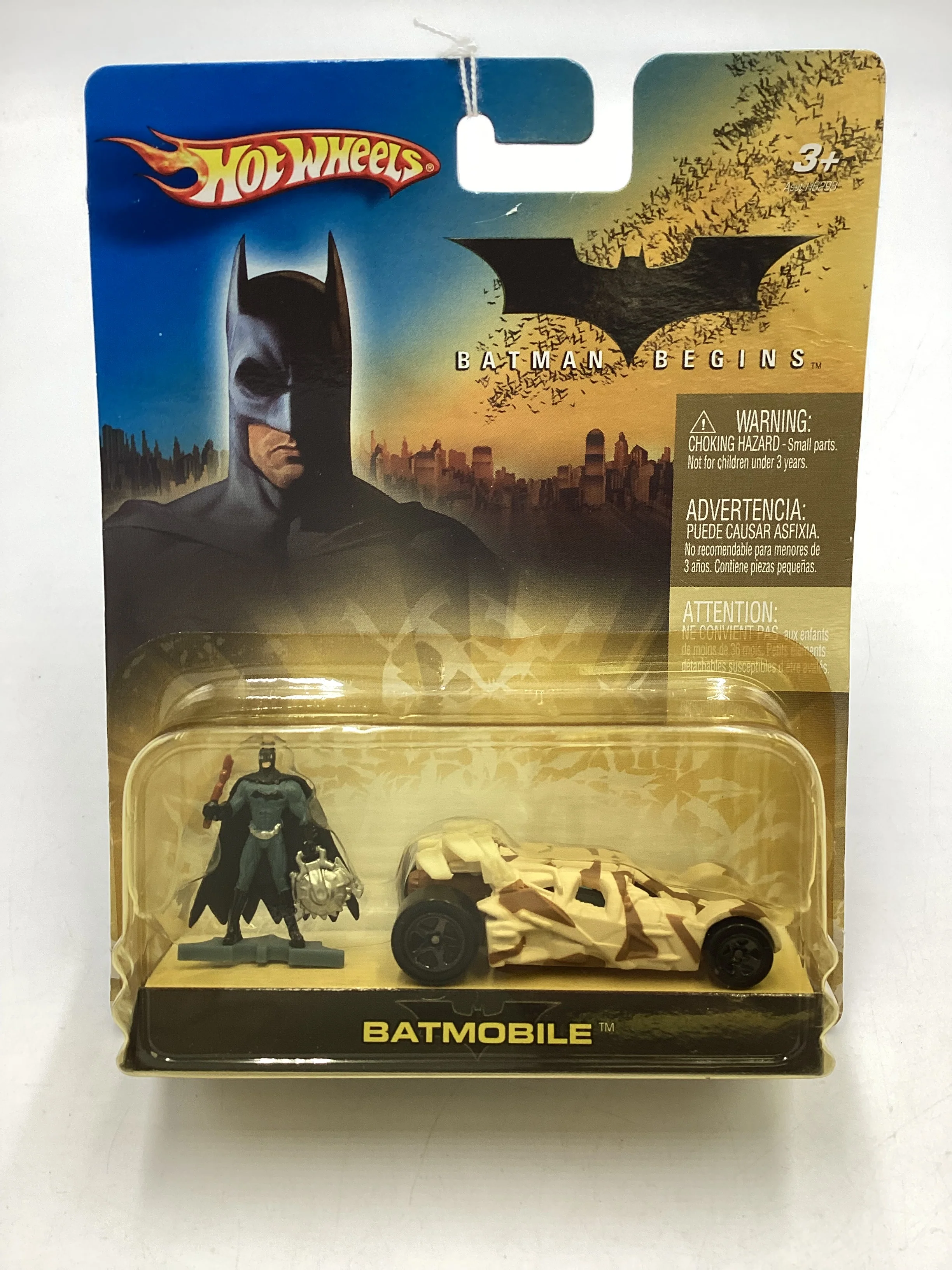 2005 Hot Wheels Batman Begins Camo Batmobile - Image 2