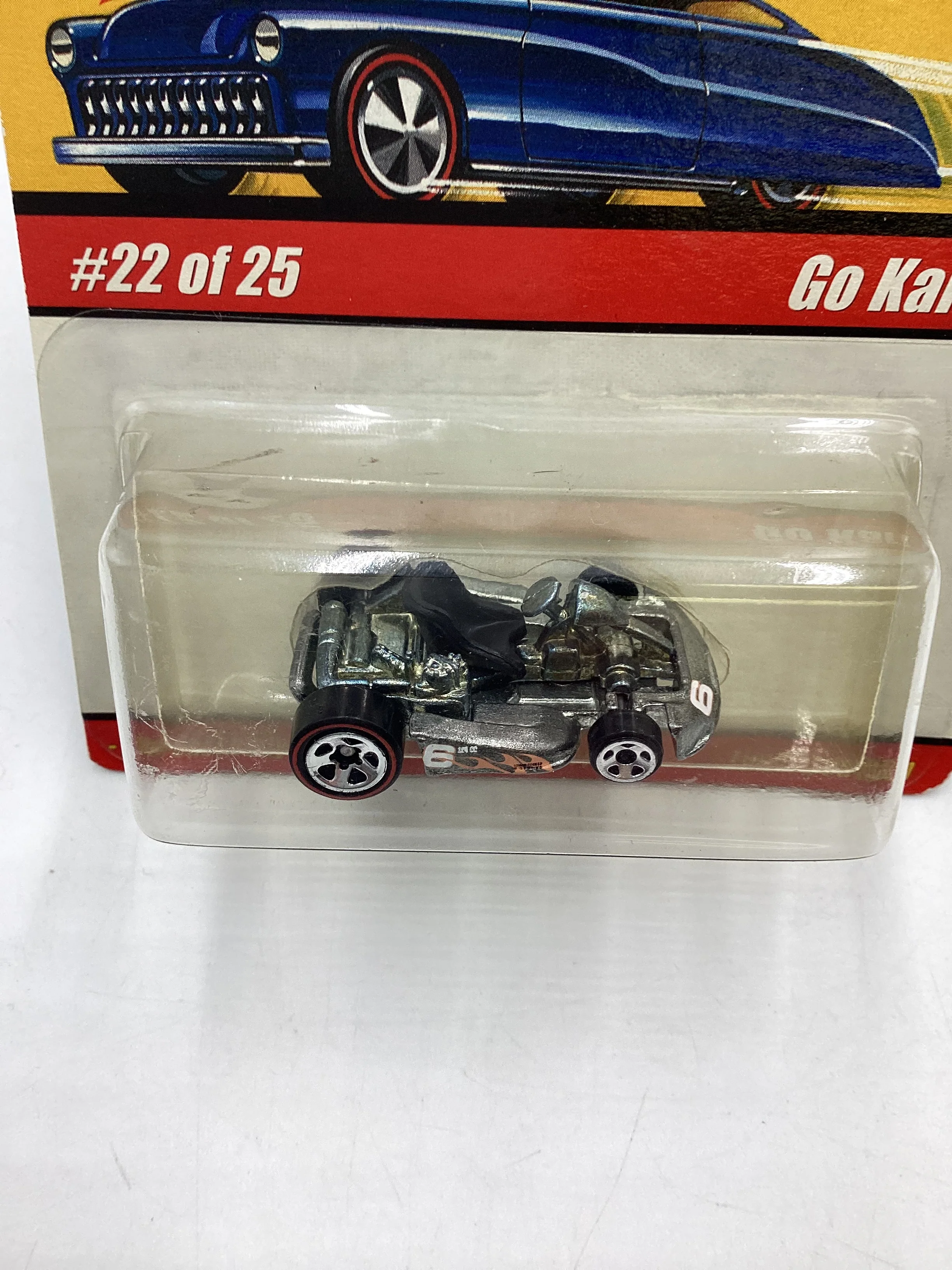 2005 Hot wheels Classics series 1 22/25 Silver Go Kart - Image 3