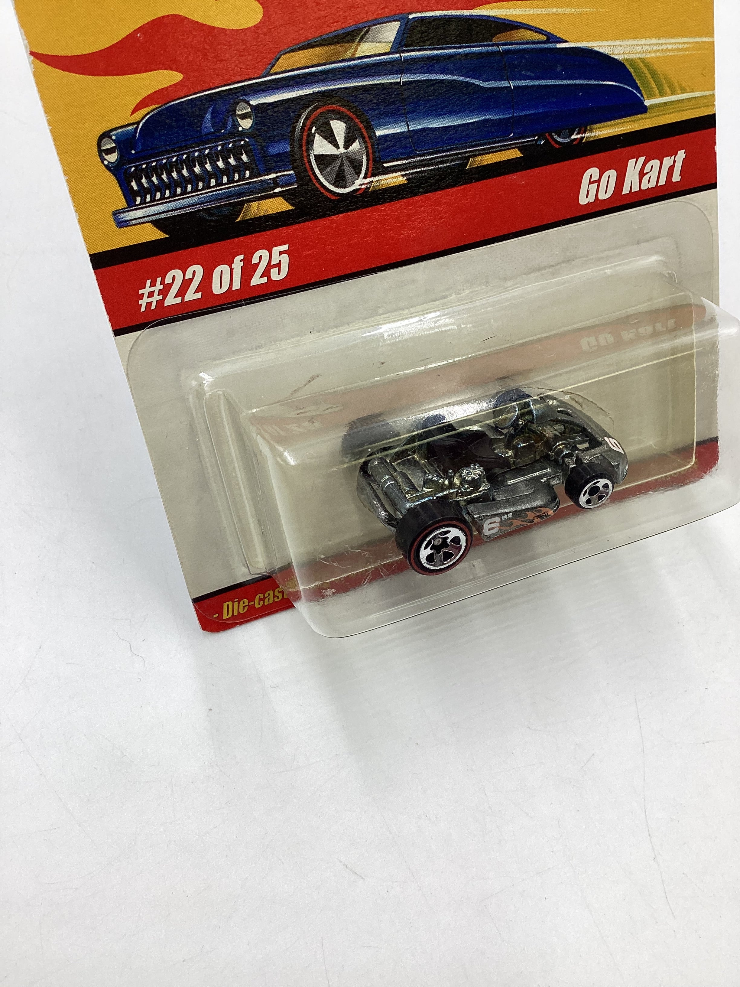 2005 Hot wheels Classics series 1 22/25 Silver Go Kart - Image 5
