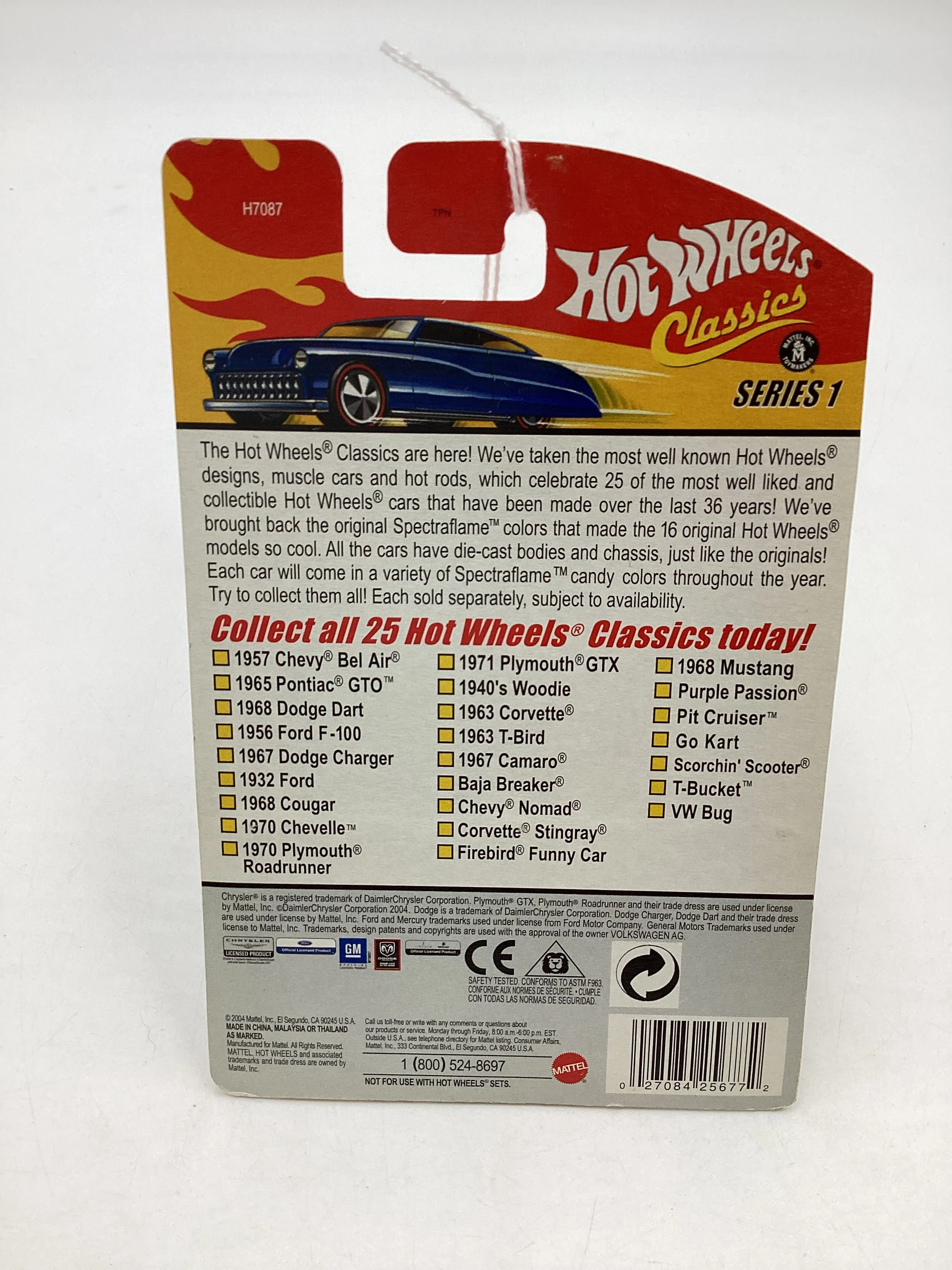 2005 Hot wheels Classics series 1 22/25 Silver Go Kart - Image 7
