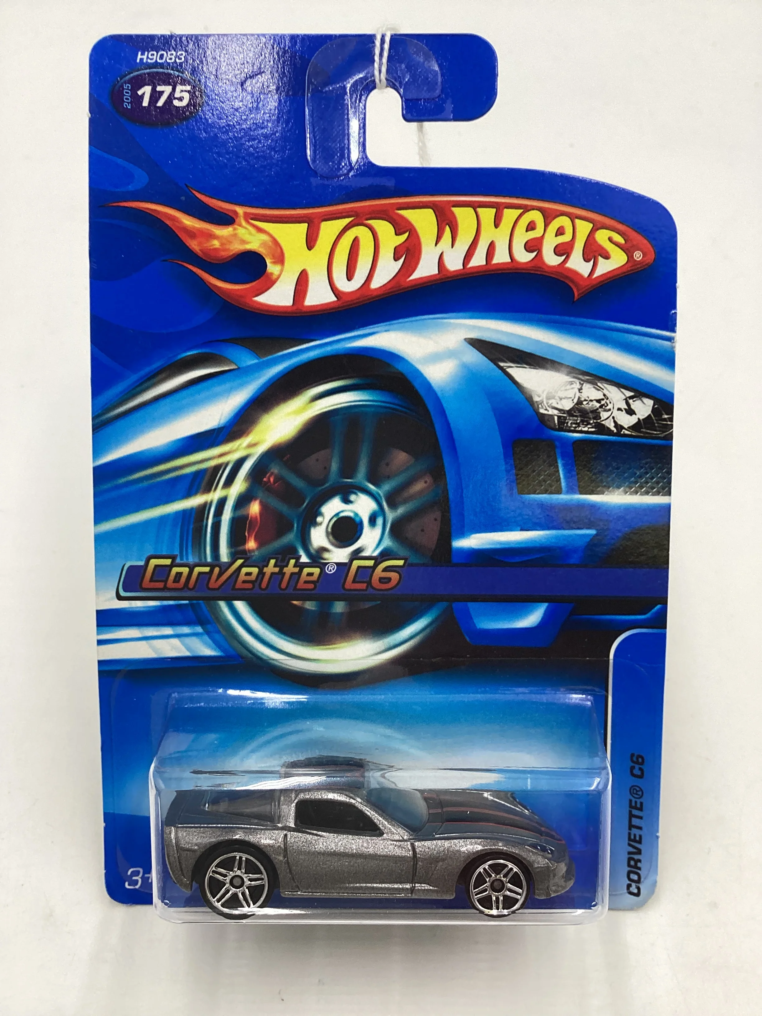 2005 Hot Wheels #175 Corvette C6 Kmart Exclusive Silver 238F - Image 2