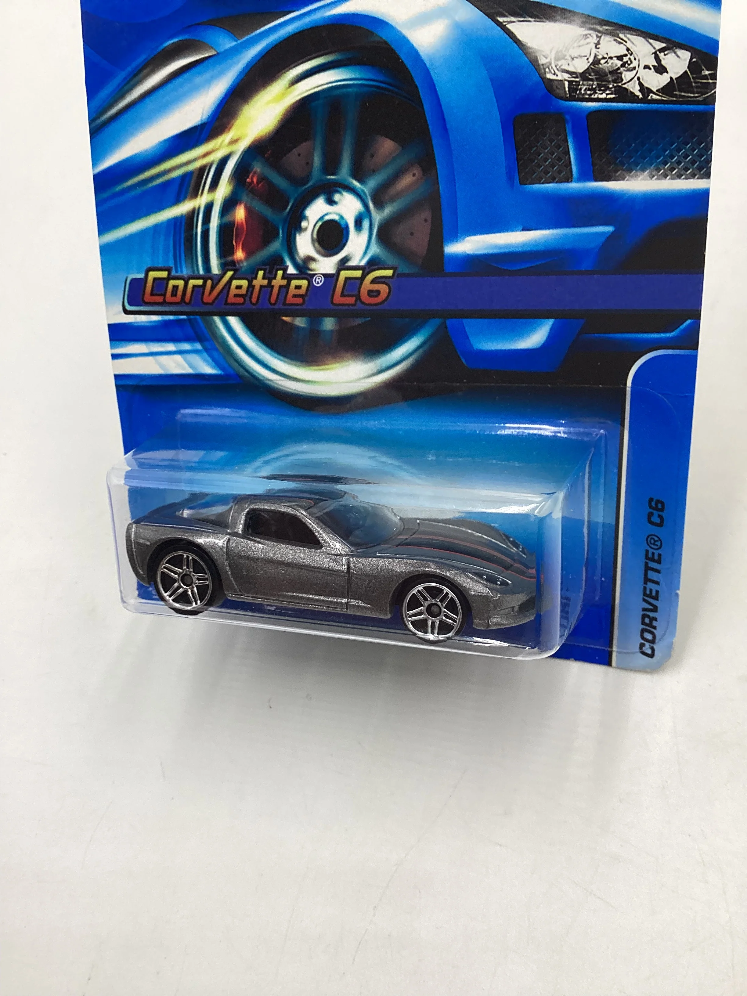 2005 Hot Wheels #175 Corvette C6 Kmart Exclusive Silver 238F - Image 4