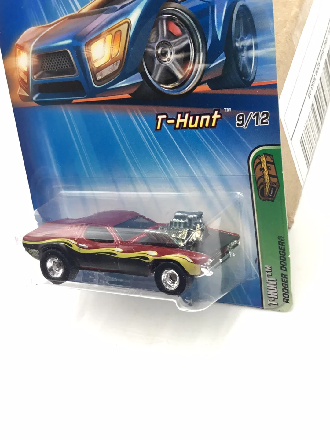 2005 Hot Wheels Super Treasure Hunt #129 Rodger Dodger W/Protector real riders - Image 4