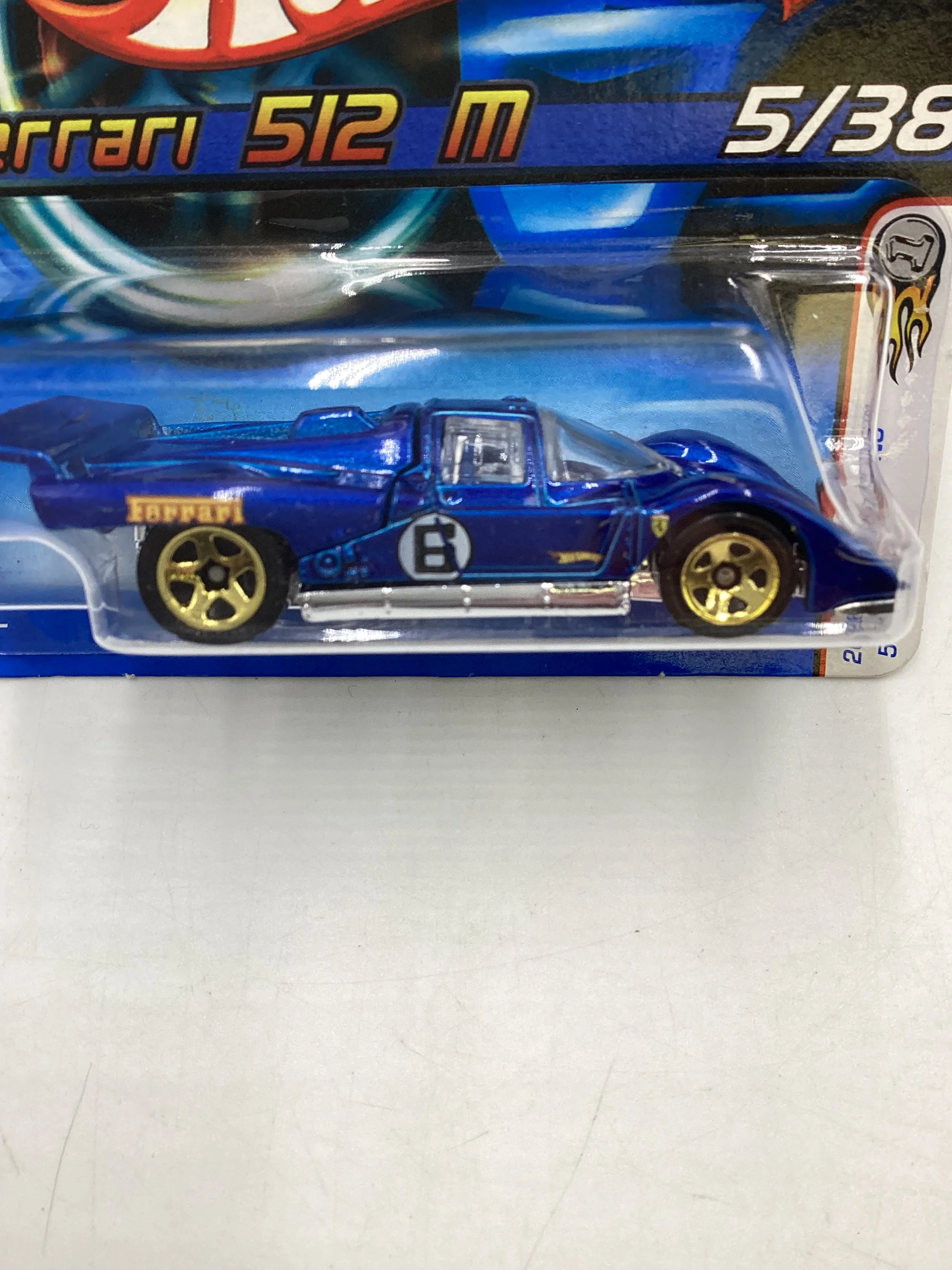 2006 Hot Wheels #005 Short Card Ferrari 512 M SR - Image 3