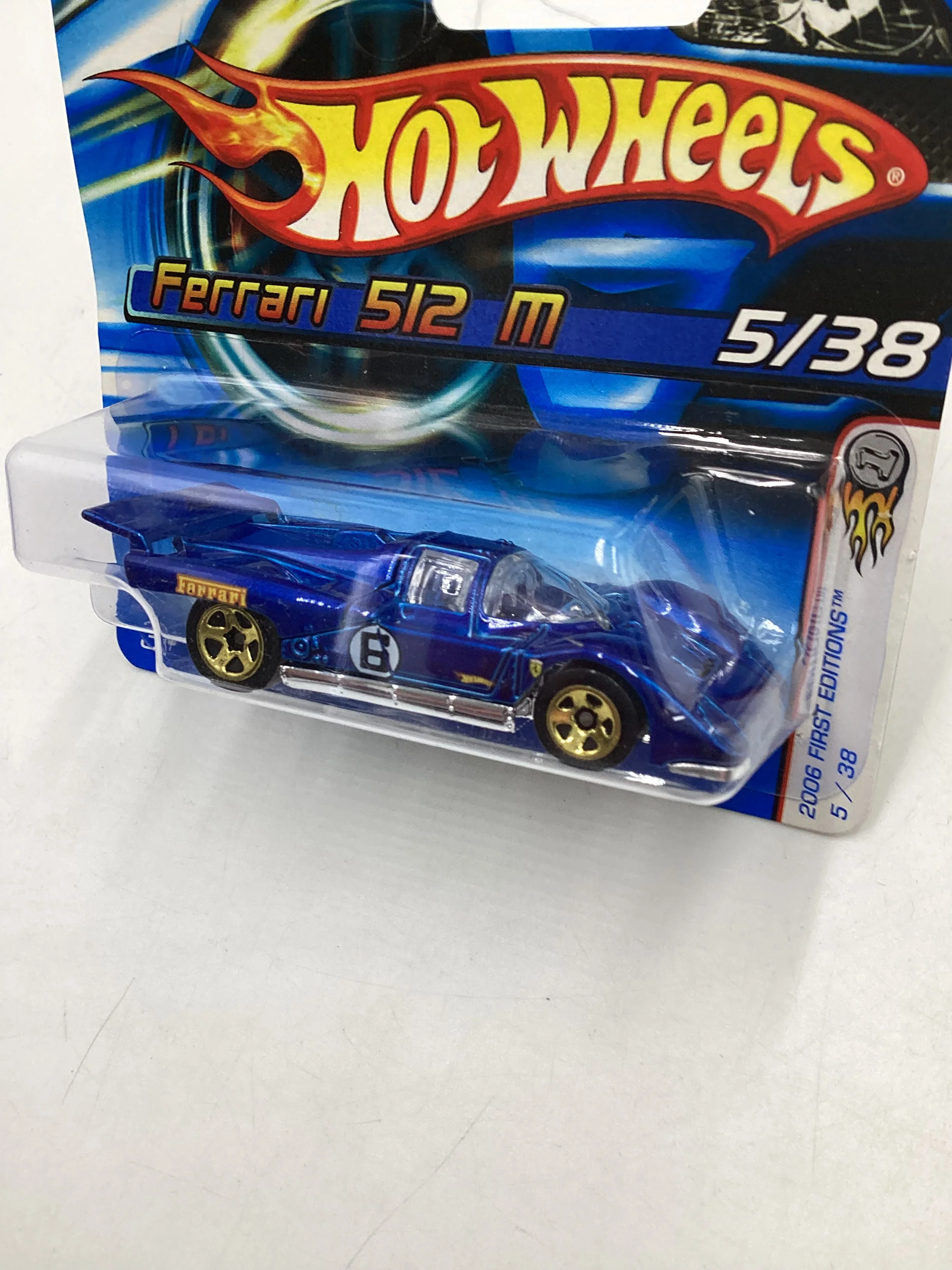 2006 Hot Wheels #005 Short Card Ferrari 512 M SR - Image 4