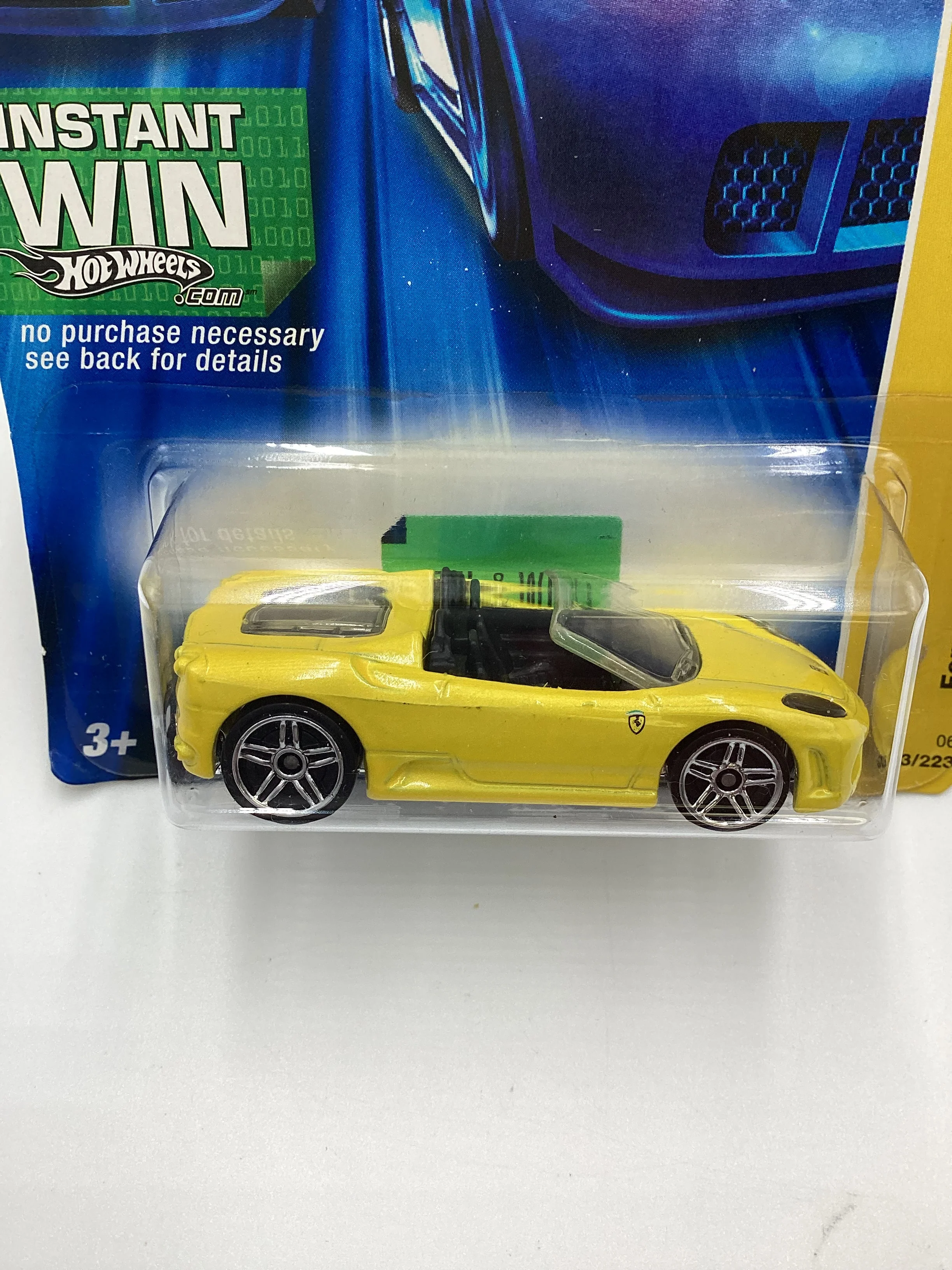 2006 Hot Wheels #033 Ferrari F430 Spider Yellow SR - Image 3