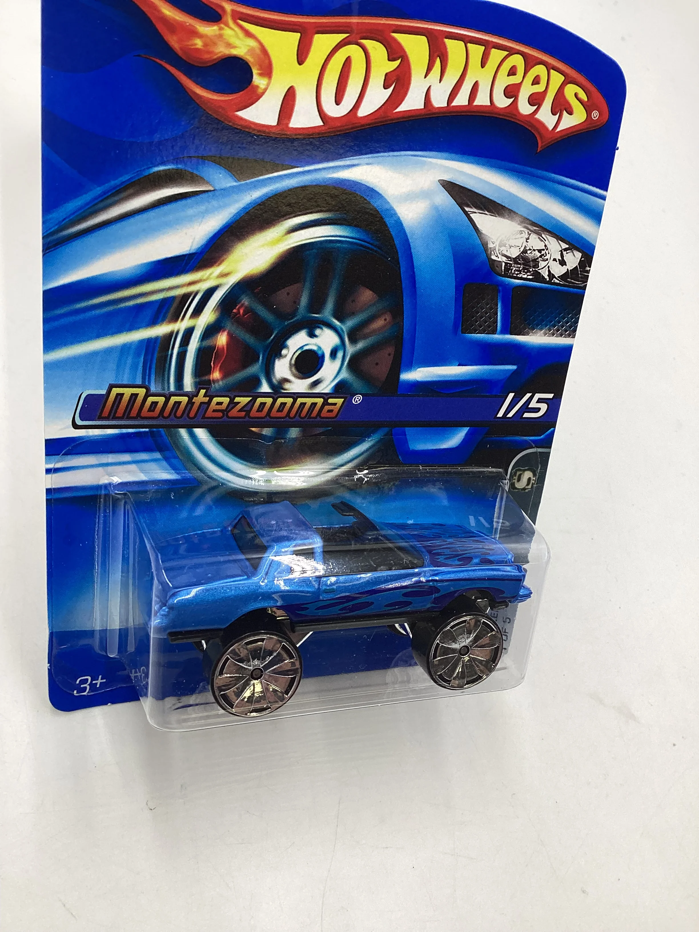 2006 Hot Wheels #101 Hi Rakers Montezooma Blue 16H - Image 5
