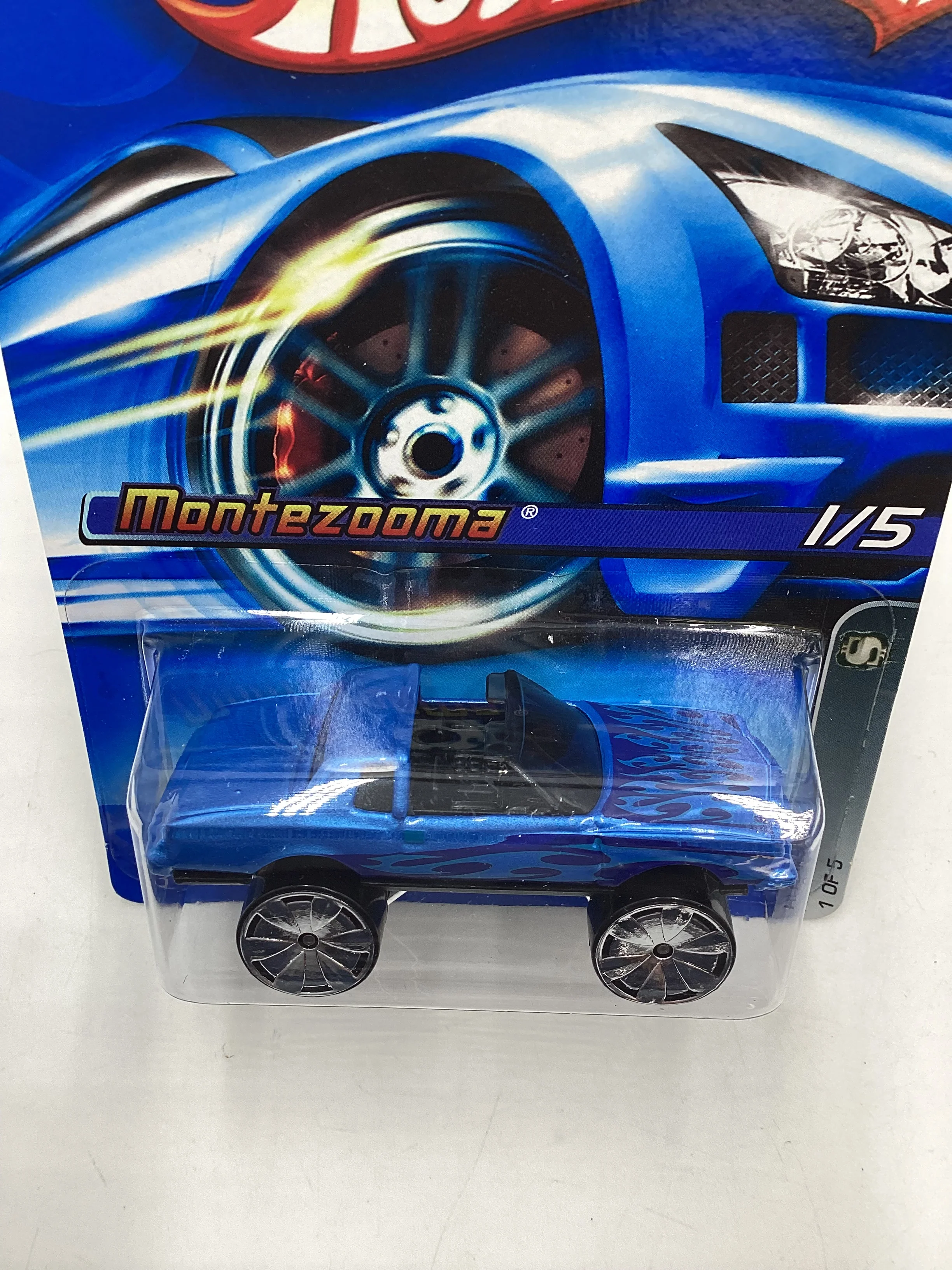 2006 Hot Wheels #101 Hi Rakers Montezooma Blue 16H - Image 6