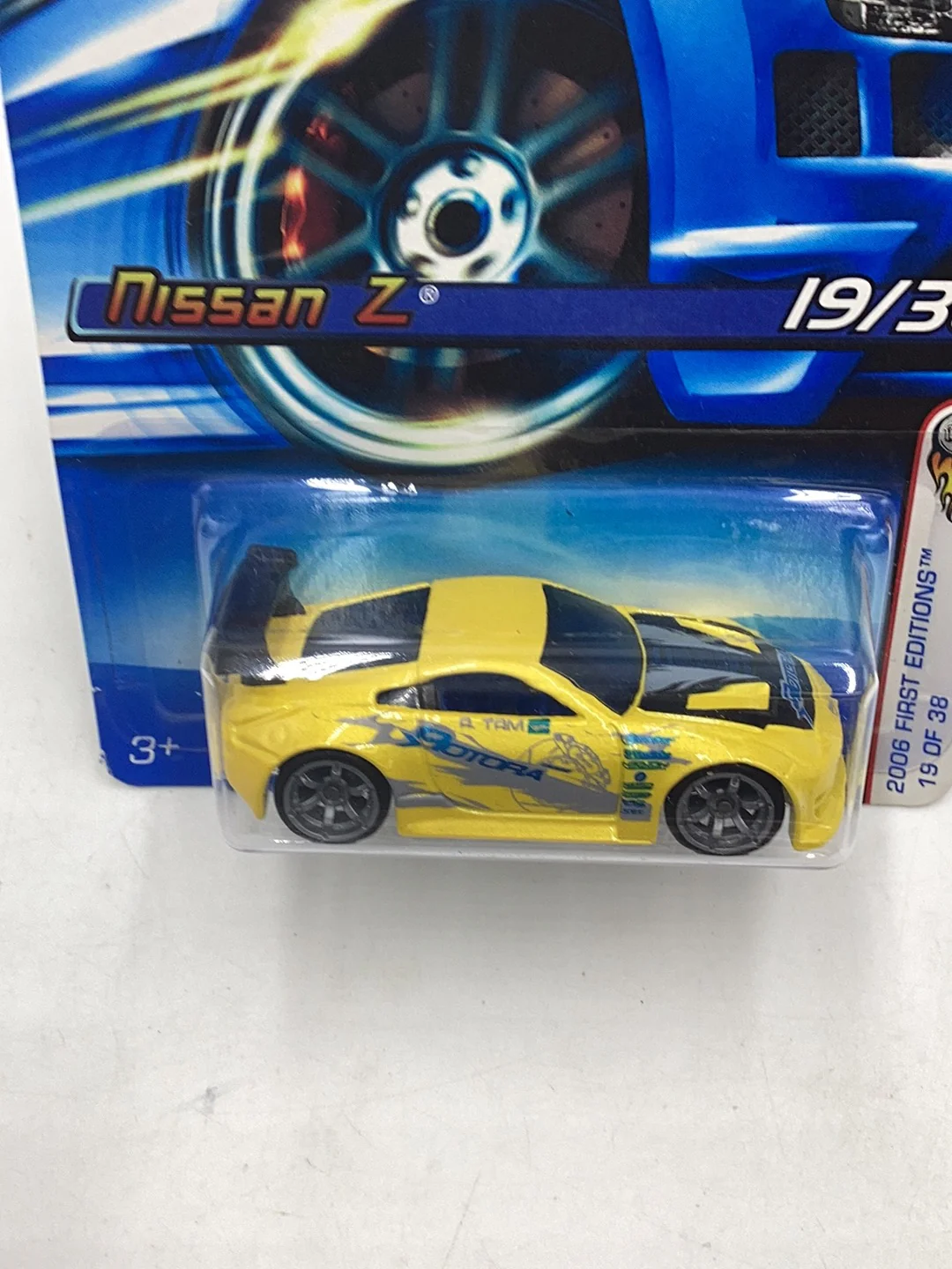 2006 Hot Wheels #19 Nissan Z Yellow First edition 80E - Image 5