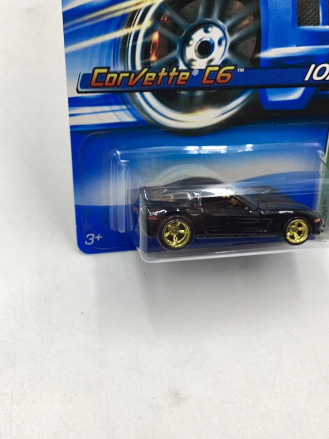 2006 Hot Wheels #48 Treasure Hunt Corvette C6 W/protector 66D - Image 3