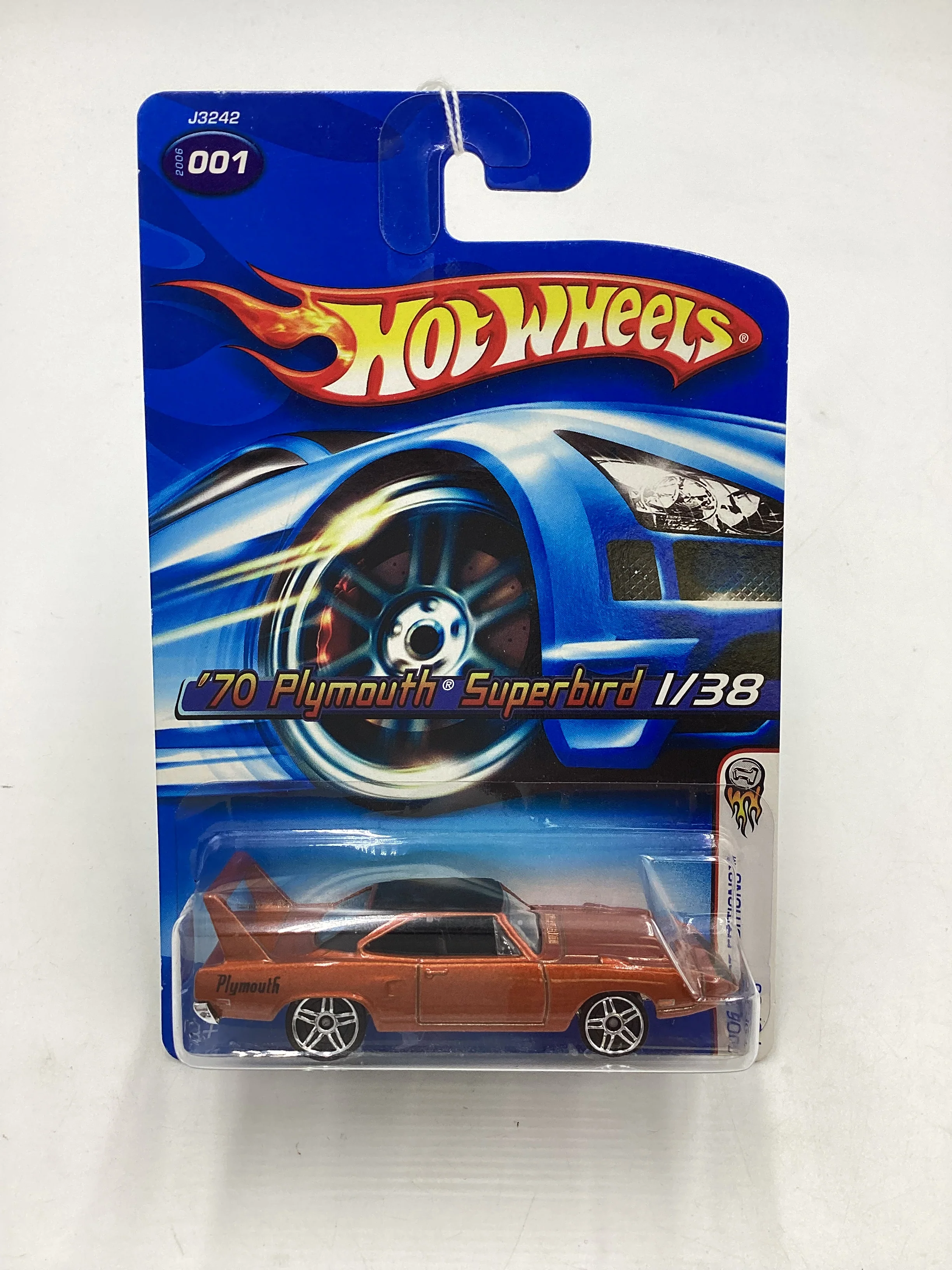 2006 Hot Wheels First Editions #001 70 Plymouth Superbird Orange 39D - Image 2