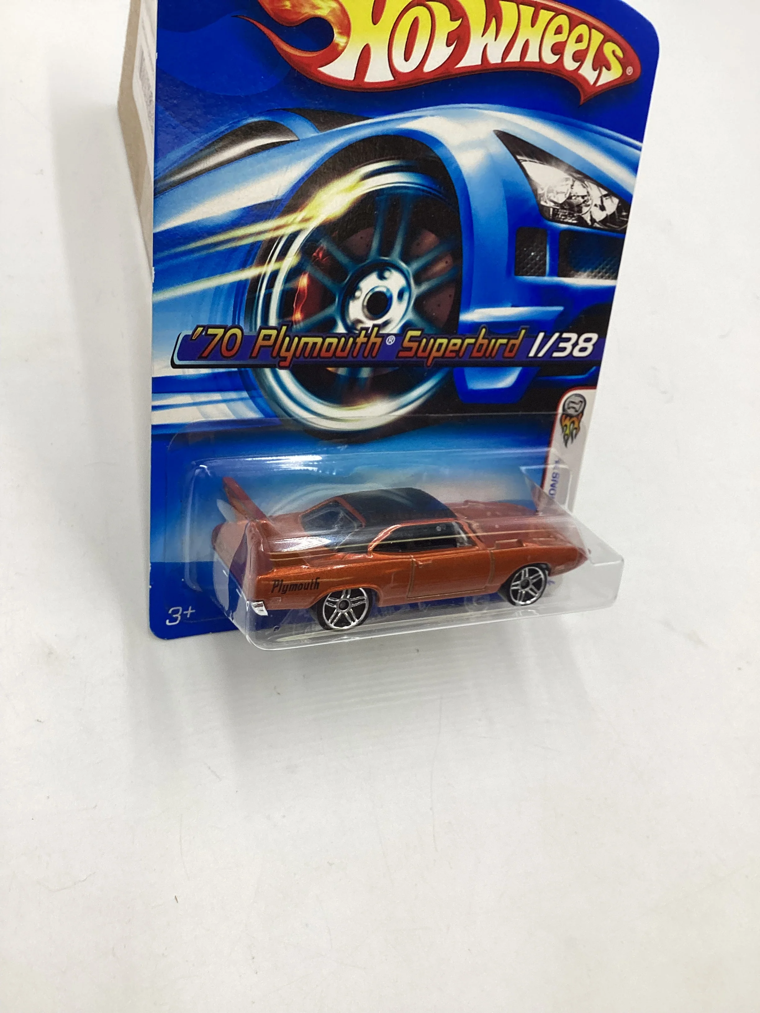 2006 Hot Wheels First Editions #001 70 Plymouth Superbird Orange 39D - Image 5