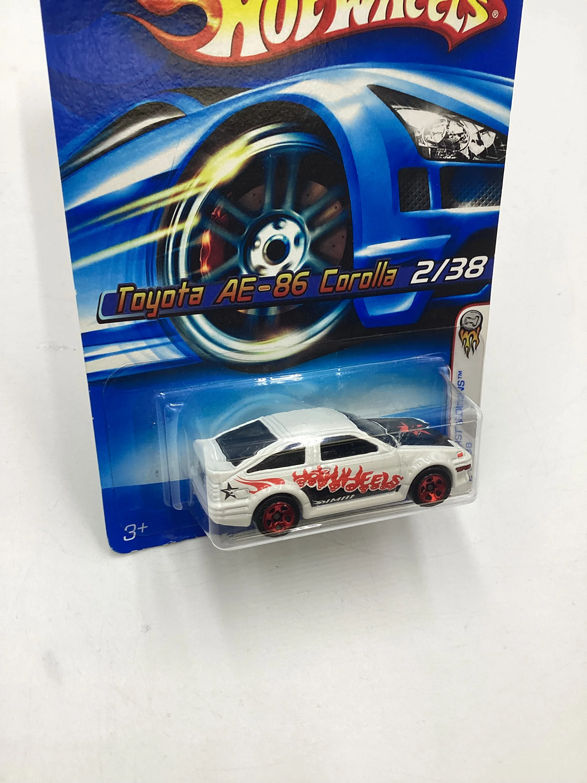 2006 Hot Wheels First Editions #2 Toyota AE-86 Corolla White 93D - Image 5