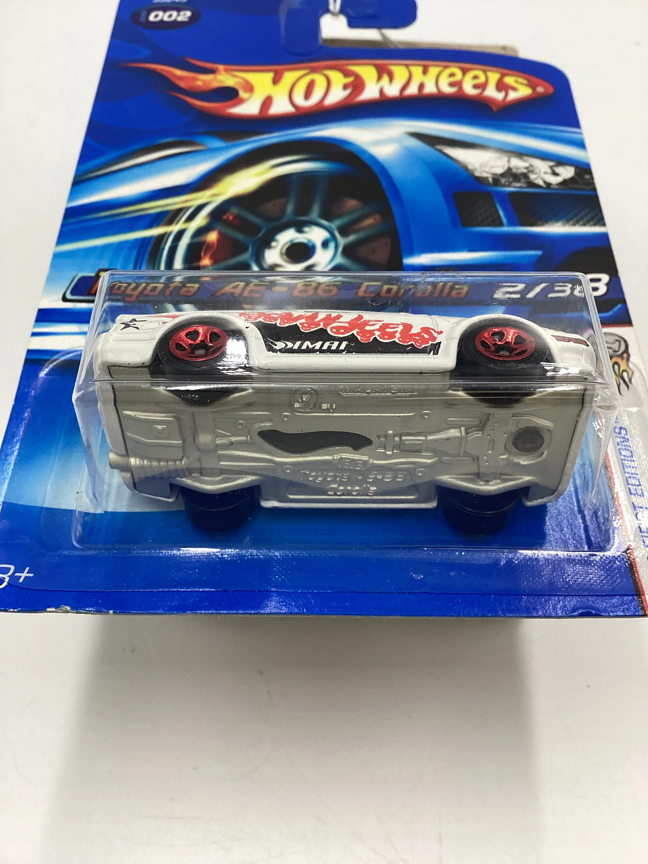 2006 Hot Wheels First Editions #2 Toyota AE-86 Corolla White 93D - Image 7
