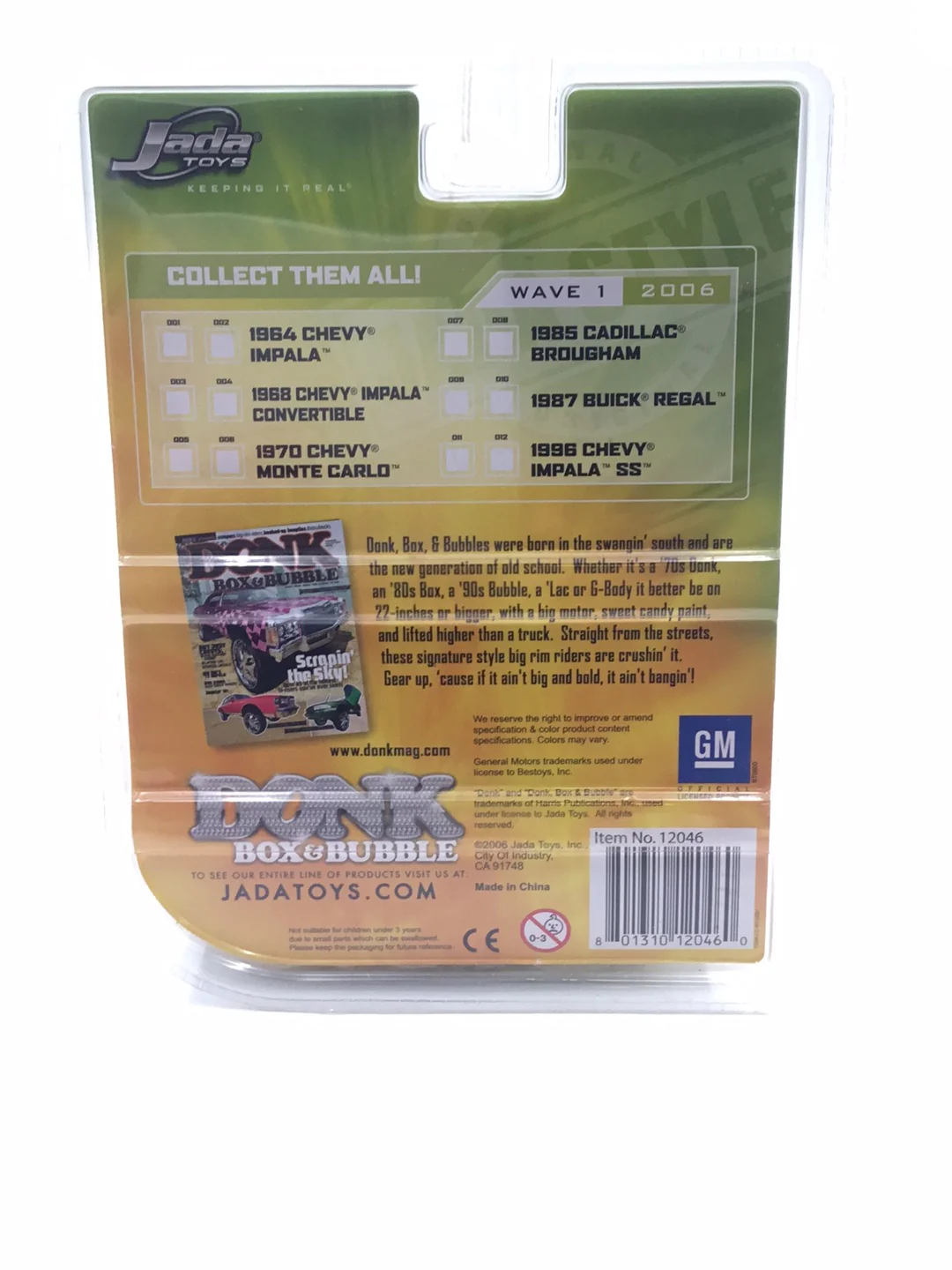 2006 Jada 1/64 Donk Box & Bubble 70 Chevy Monte Carlo #006 - Image 7