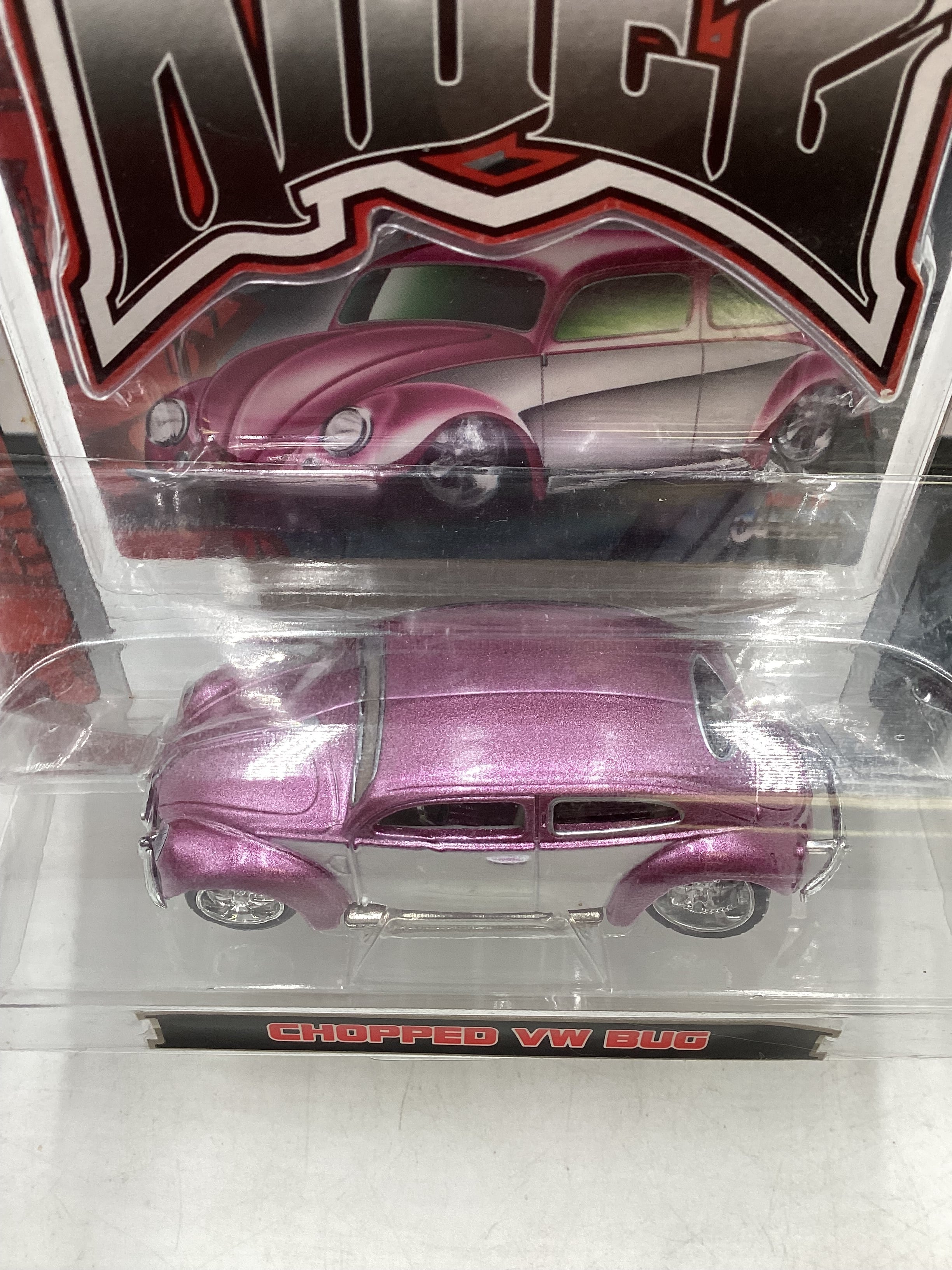 2006 Maisto Urban Diecast Collection Ridez Chopped VW Bug Purple 219A - Image 6