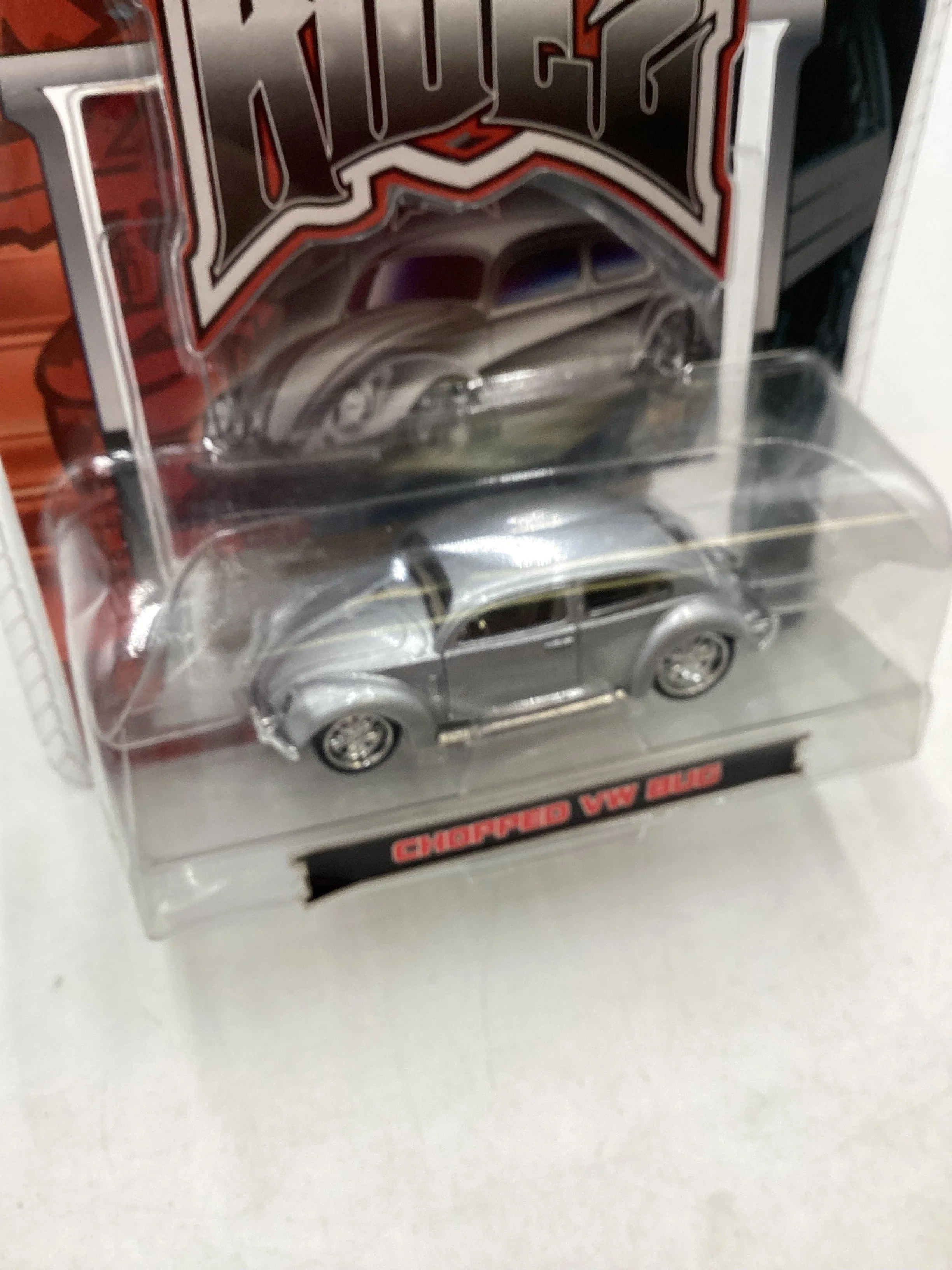 2006 Maisto Urban Diecast Collection Ridez Chopped VW Bug Silver - Image 5