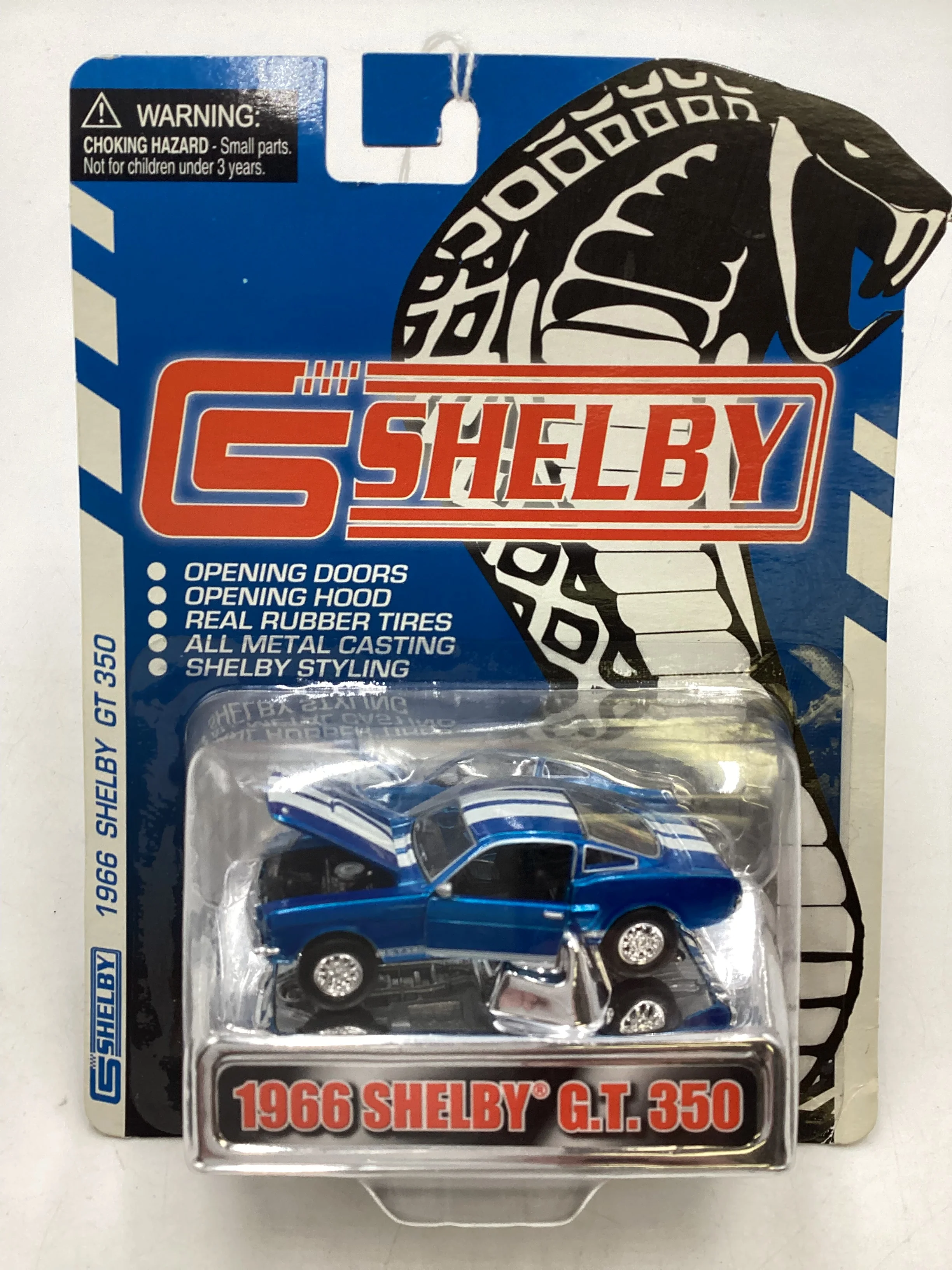 2006 Shelby Collectibles 1966 Shelby GT 350 Blue 185H - Image 2
