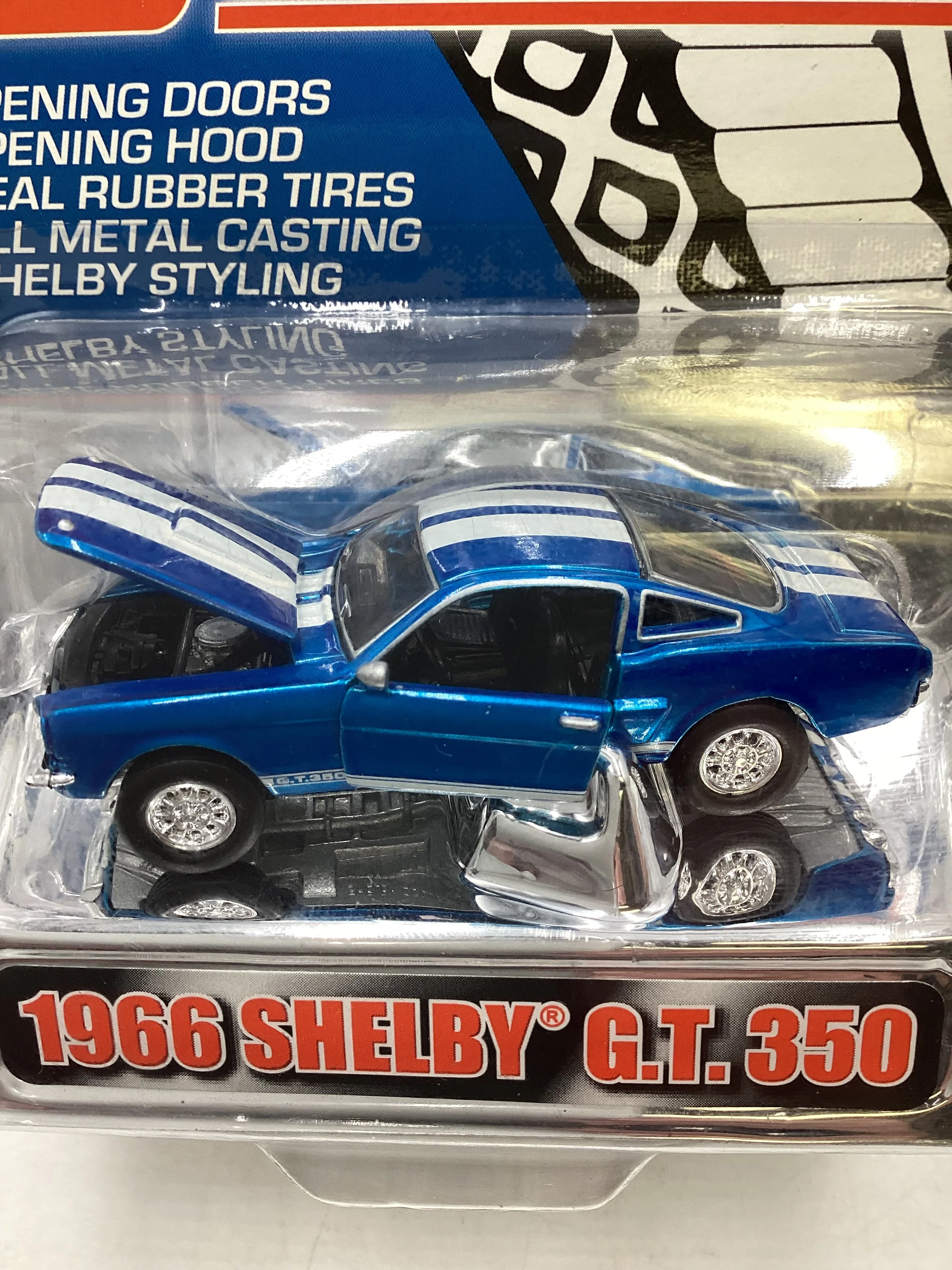 2006 Shelby Collectibles 1966 Shelby GT 350 Blue 185H - Image 3