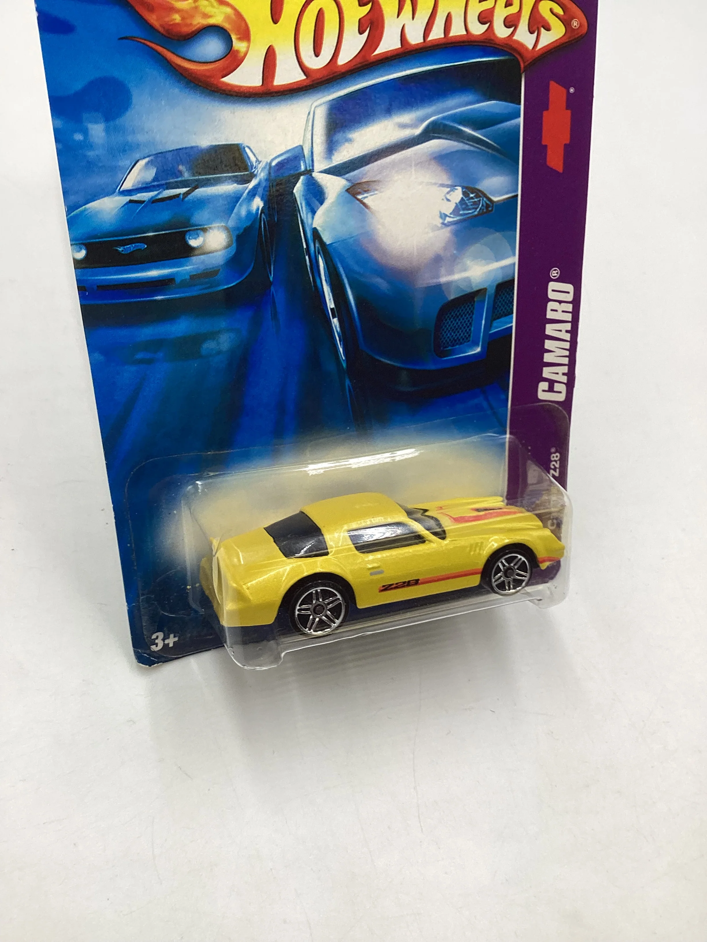 2007 Hot Wheels #044 Yellow Camaro Z28 3B - Image 5