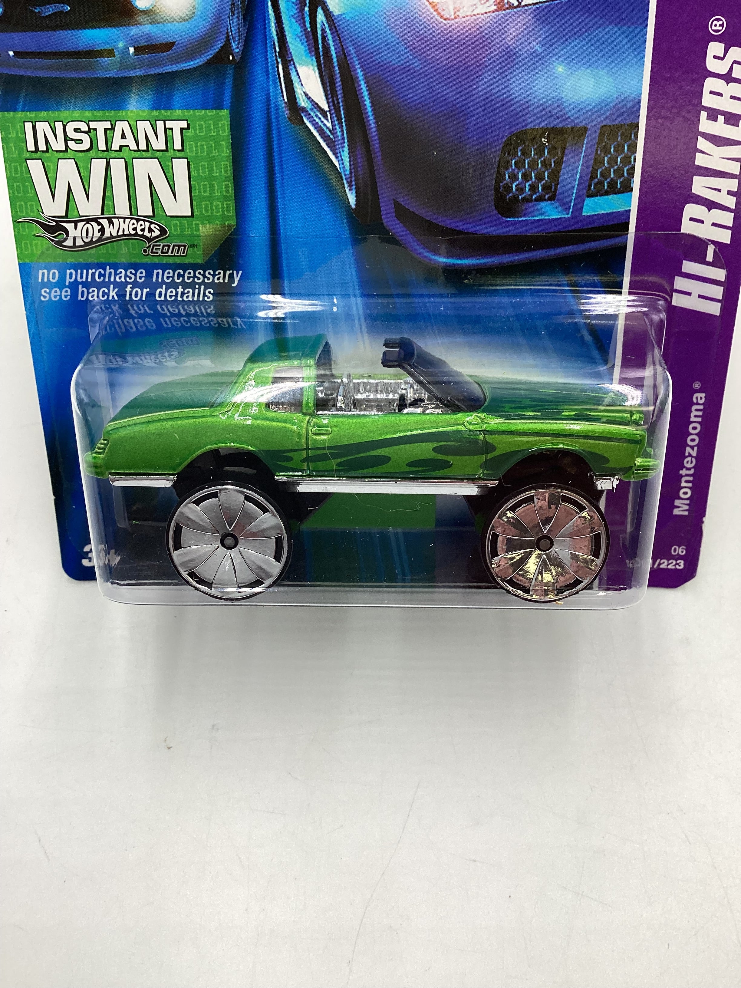 2007 Hot Wheels #101 Hi Rakers Montezooma Green 17H - Image 3