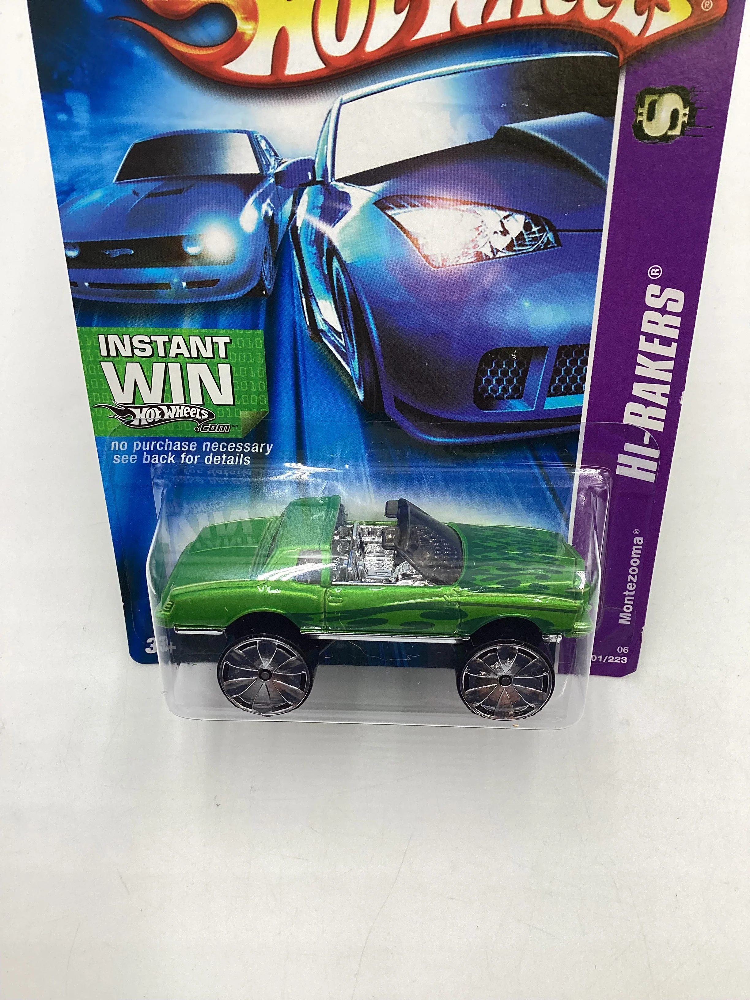 2007 Hot Wheels #101 Hi Rakers Montezooma Green 17H - Image 6