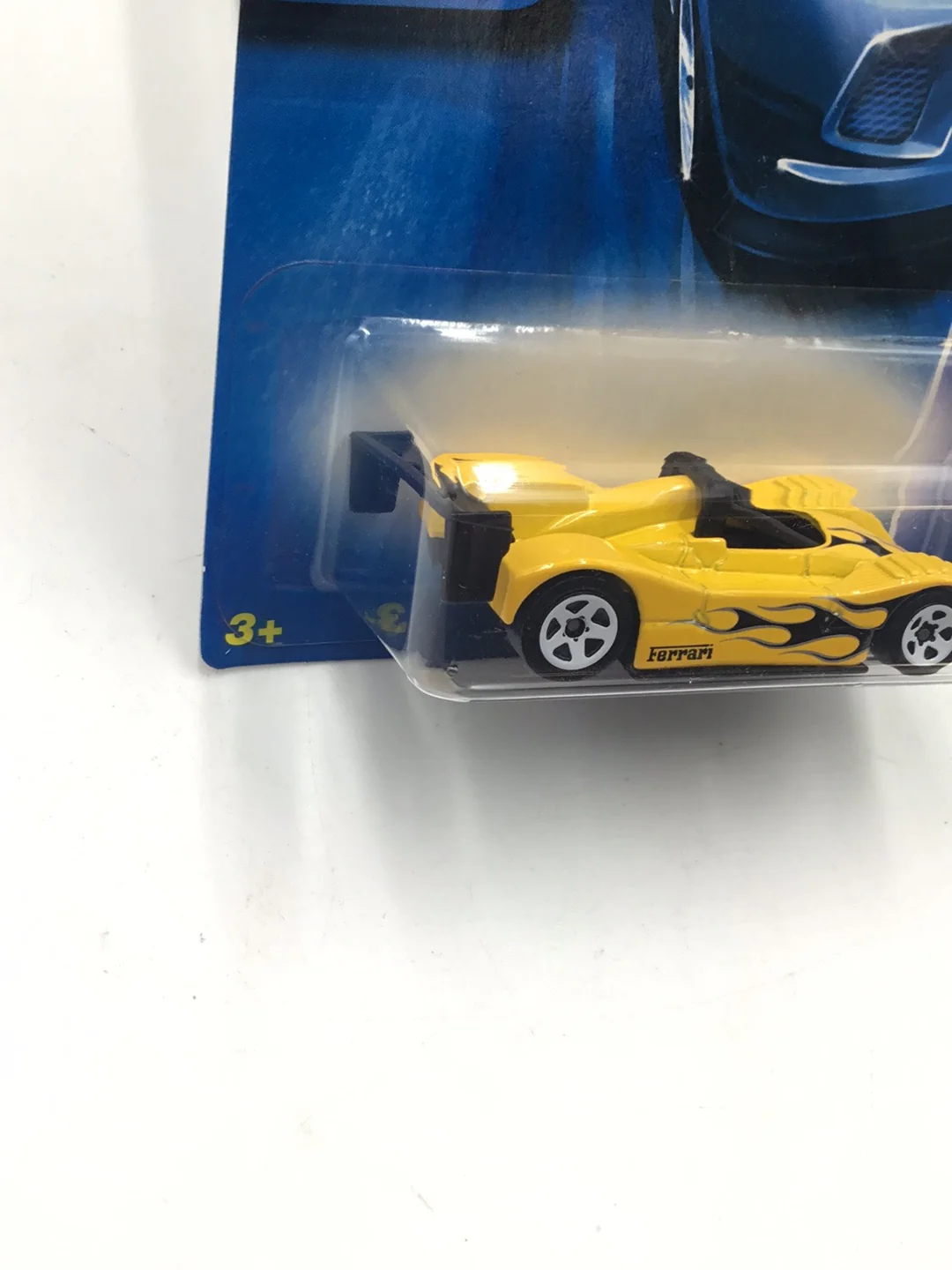 2007 Hot Wheels #139 Ferrari 333 SP Yellow PP6 - Image 3