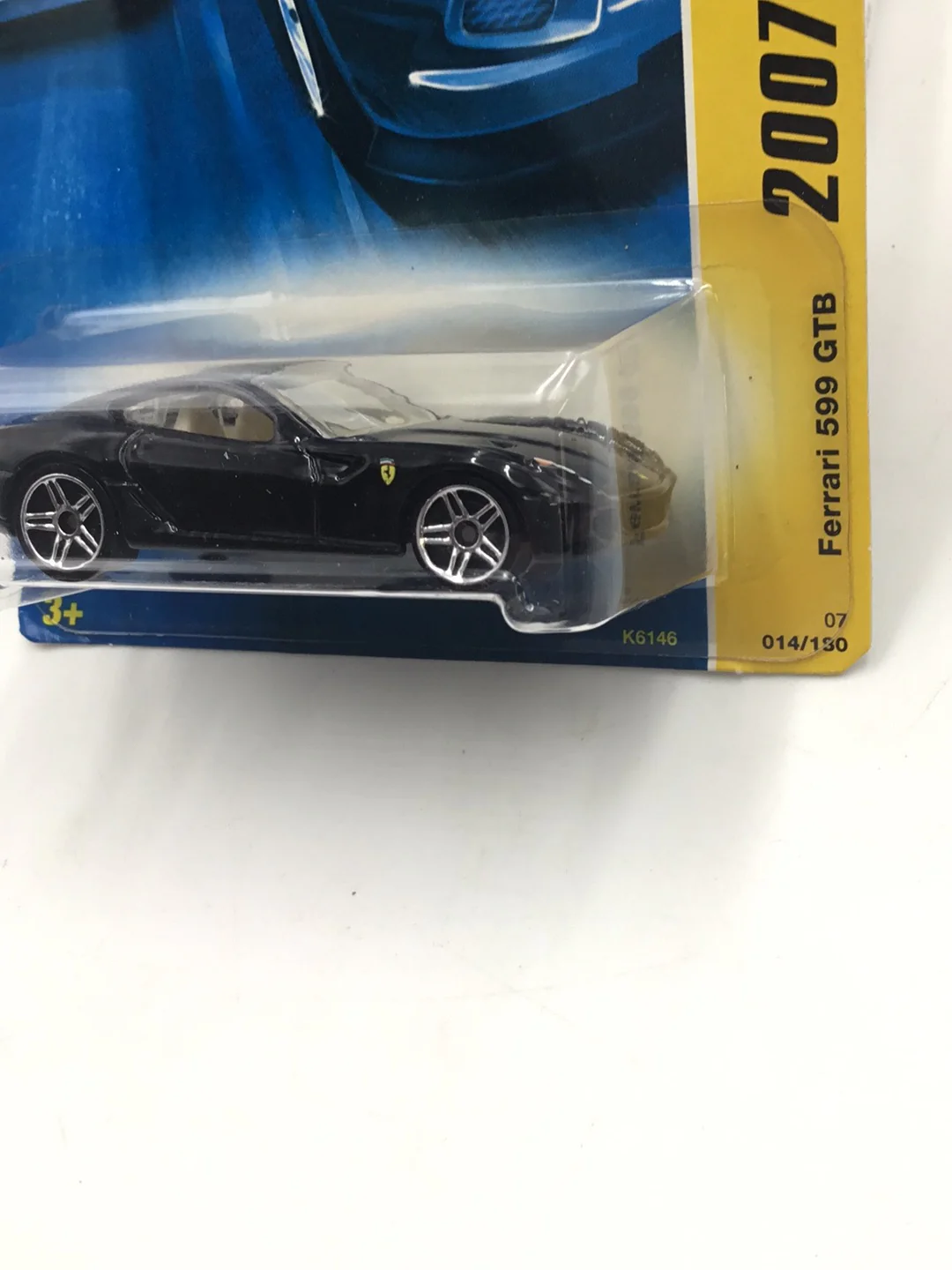 2007 Hot wheels #14 Ferrari 599 GTB Black - Image 4