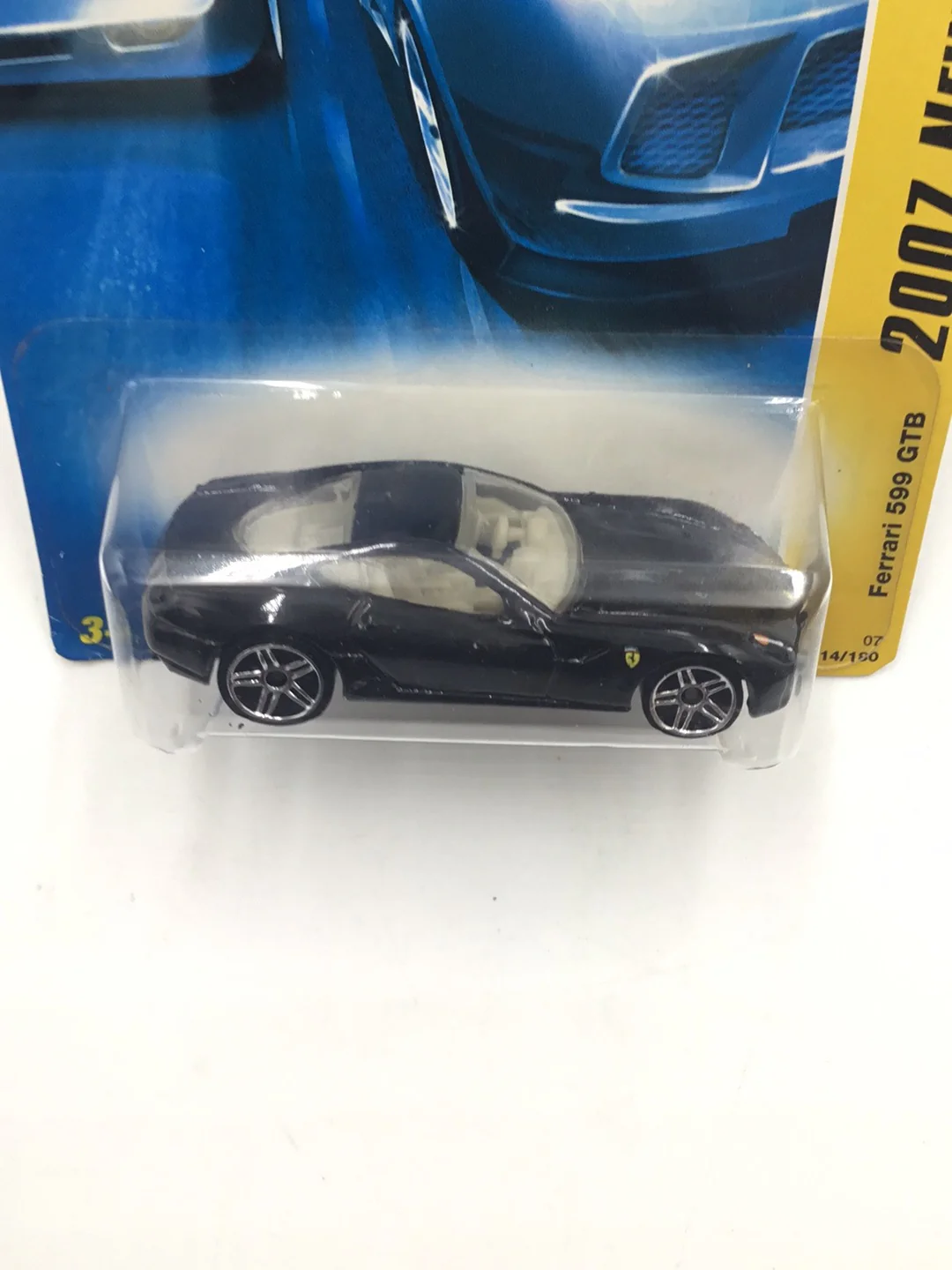 2007 Hot wheels #14 Ferrari 599 GTB Black - Image 5