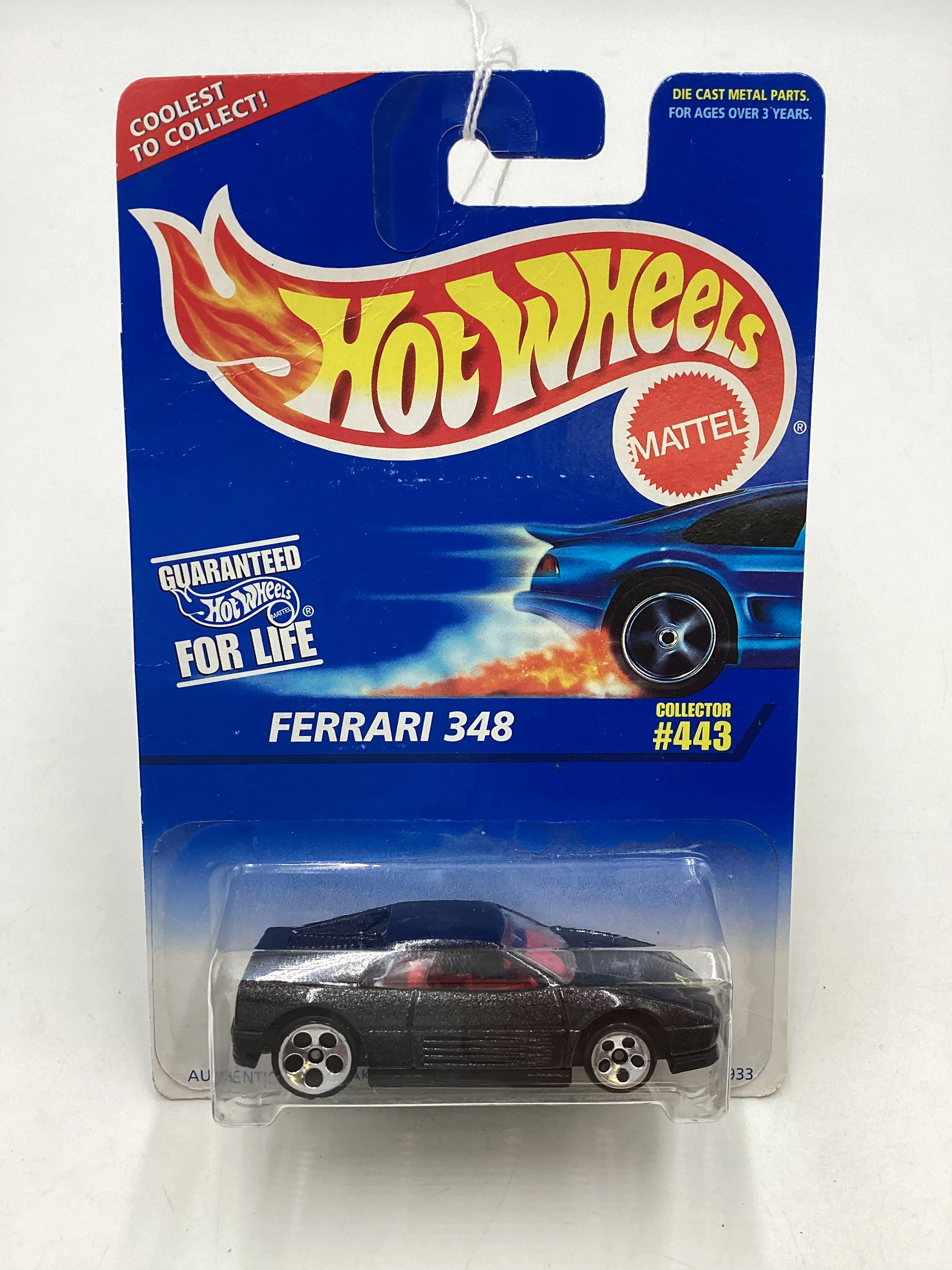 2007 Hot wheels #443 Black Ferrari 348 - Image 2