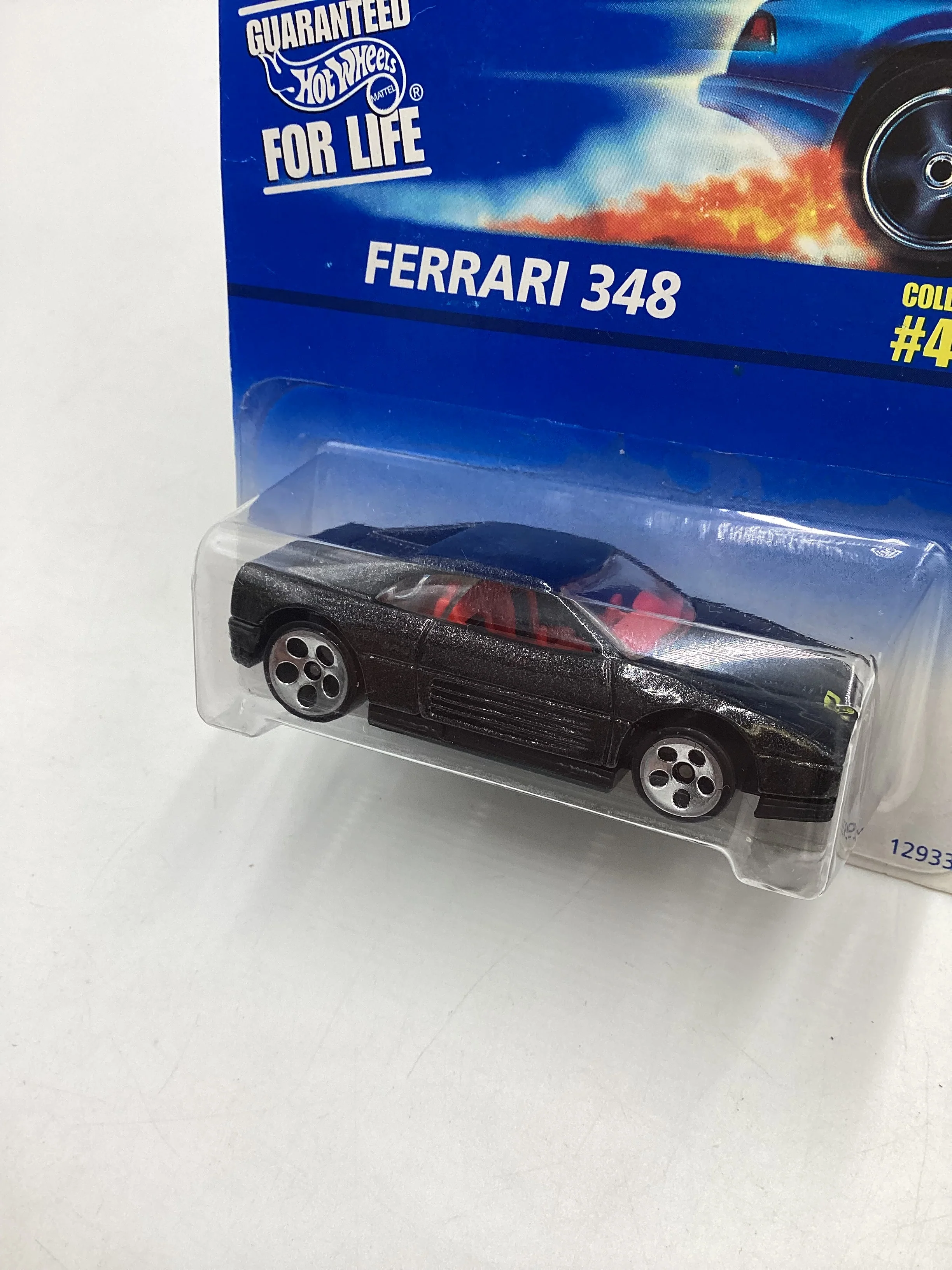 2007 Hot wheels #443 Black Ferrari 348 - Image 5