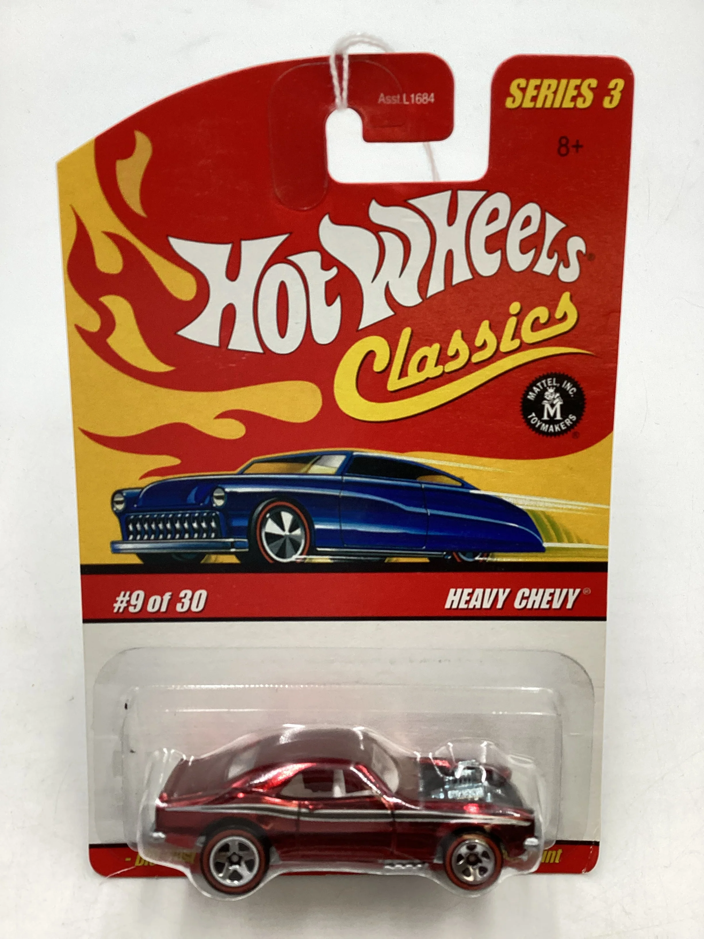 2007 Hot Wheels Classics Series 3 #9 Heavy Chevy Red SR - Image 2