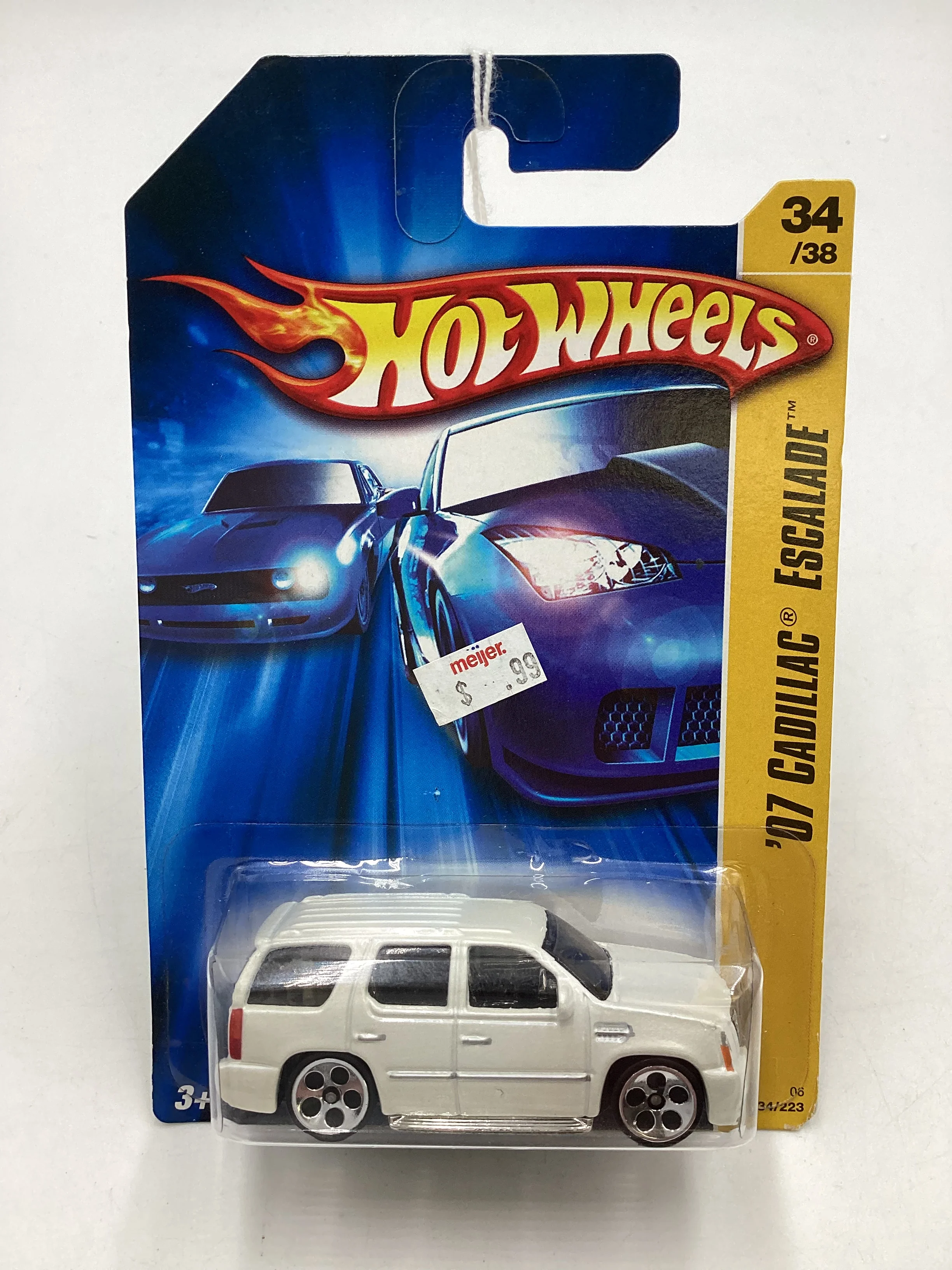 2007 Hot Wheels First Editions #34 Cadillac Escalade White 5 Dot 57B - Image 2
