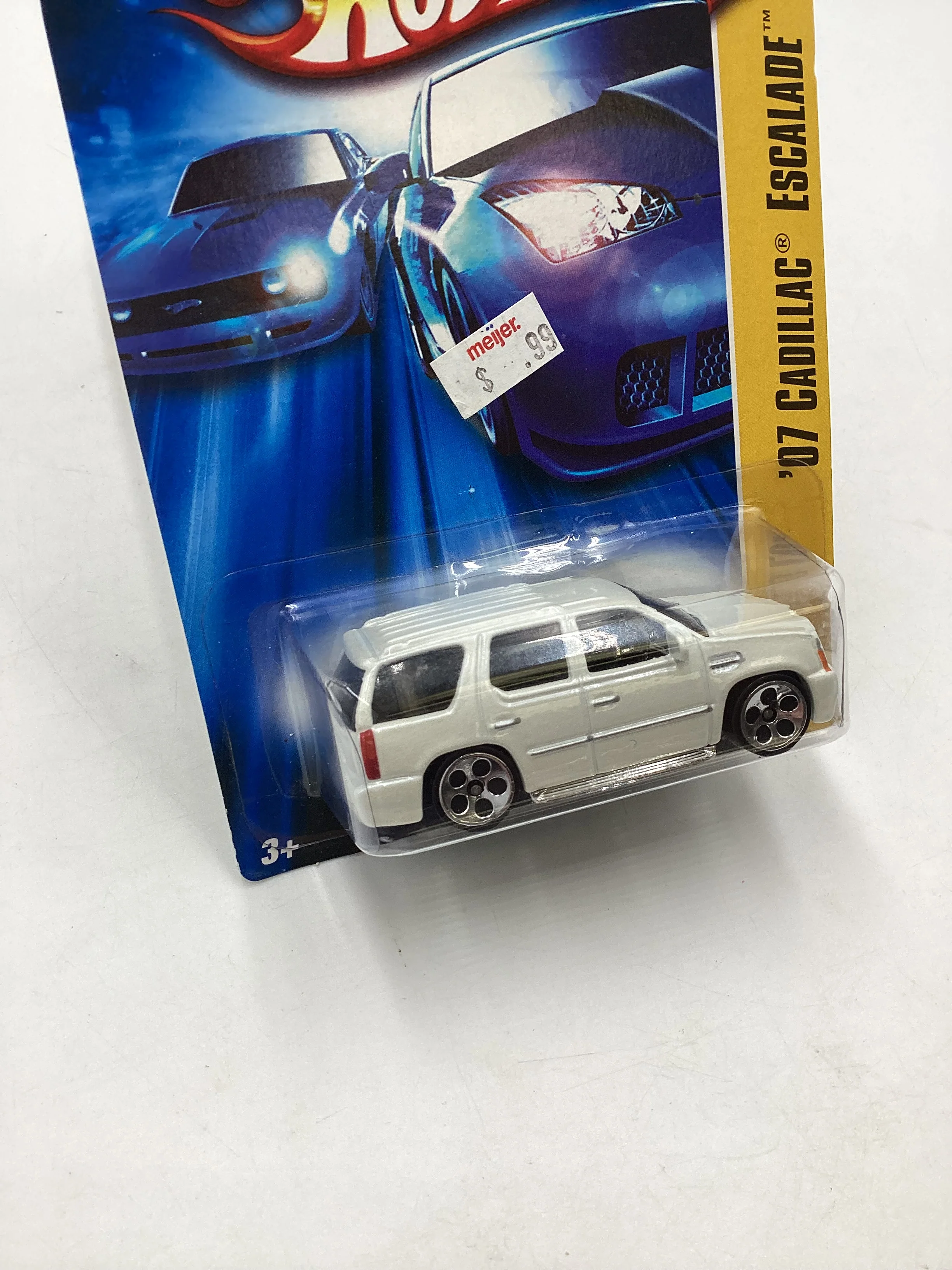 2007 Hot Wheels First Editions #34 Cadillac Escalade White 5 Dot 57B - Image 5