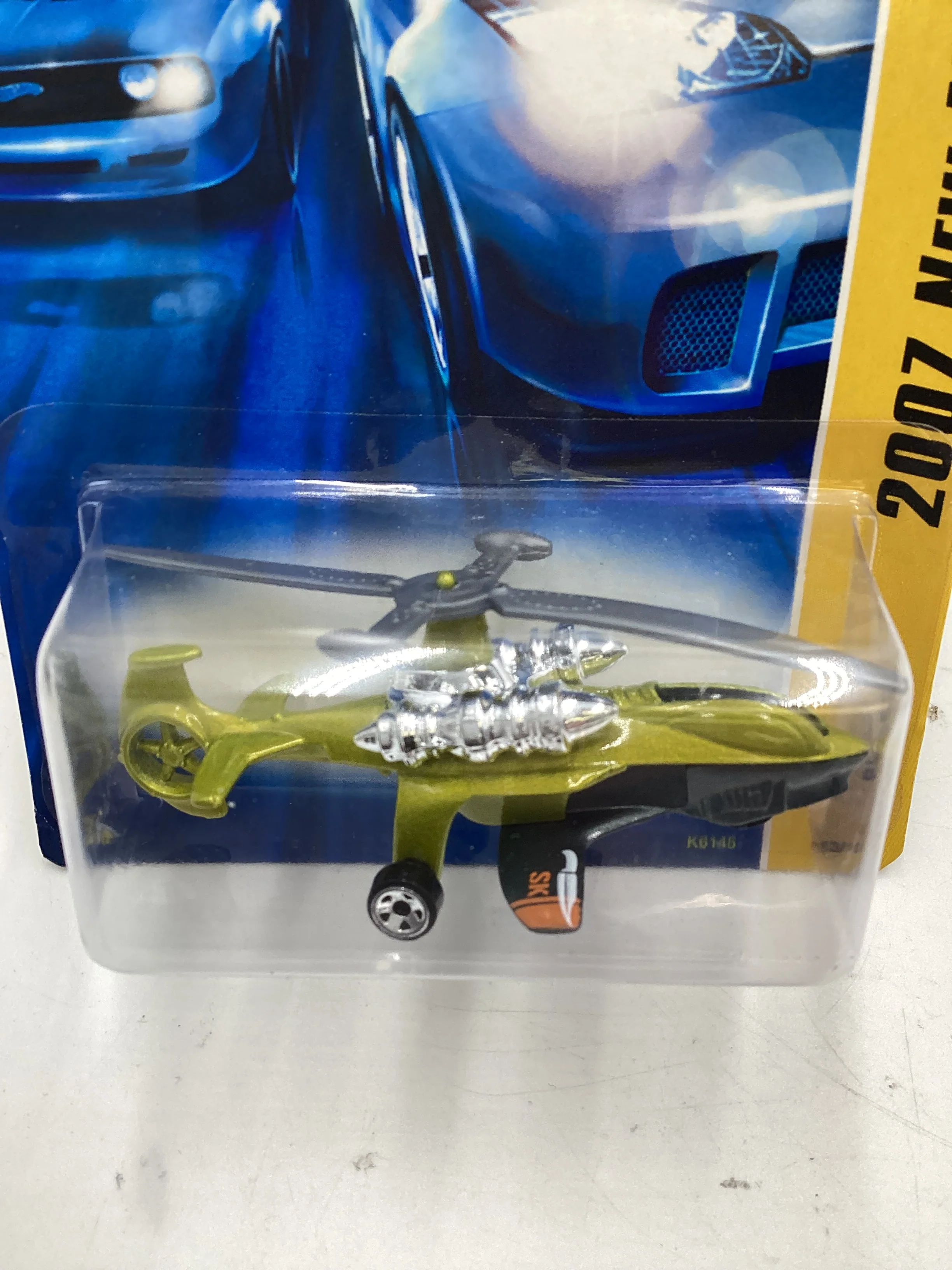 2007 Hot Wheels New Models #13 Sky Knife Green AAA5 - Image 3
