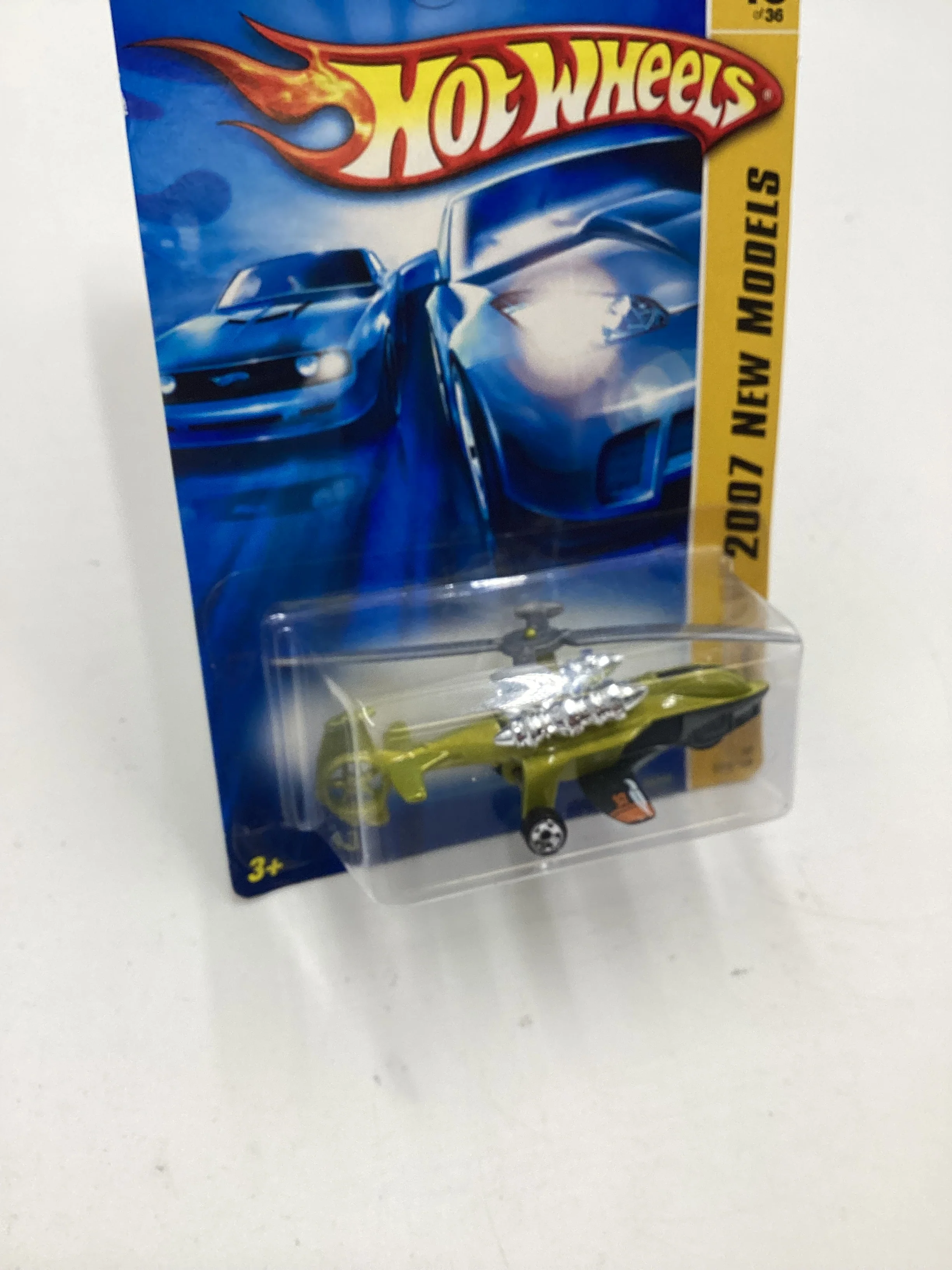 2007 Hot Wheels New Models #13 Sky Knife Green AAA5 - Image 5