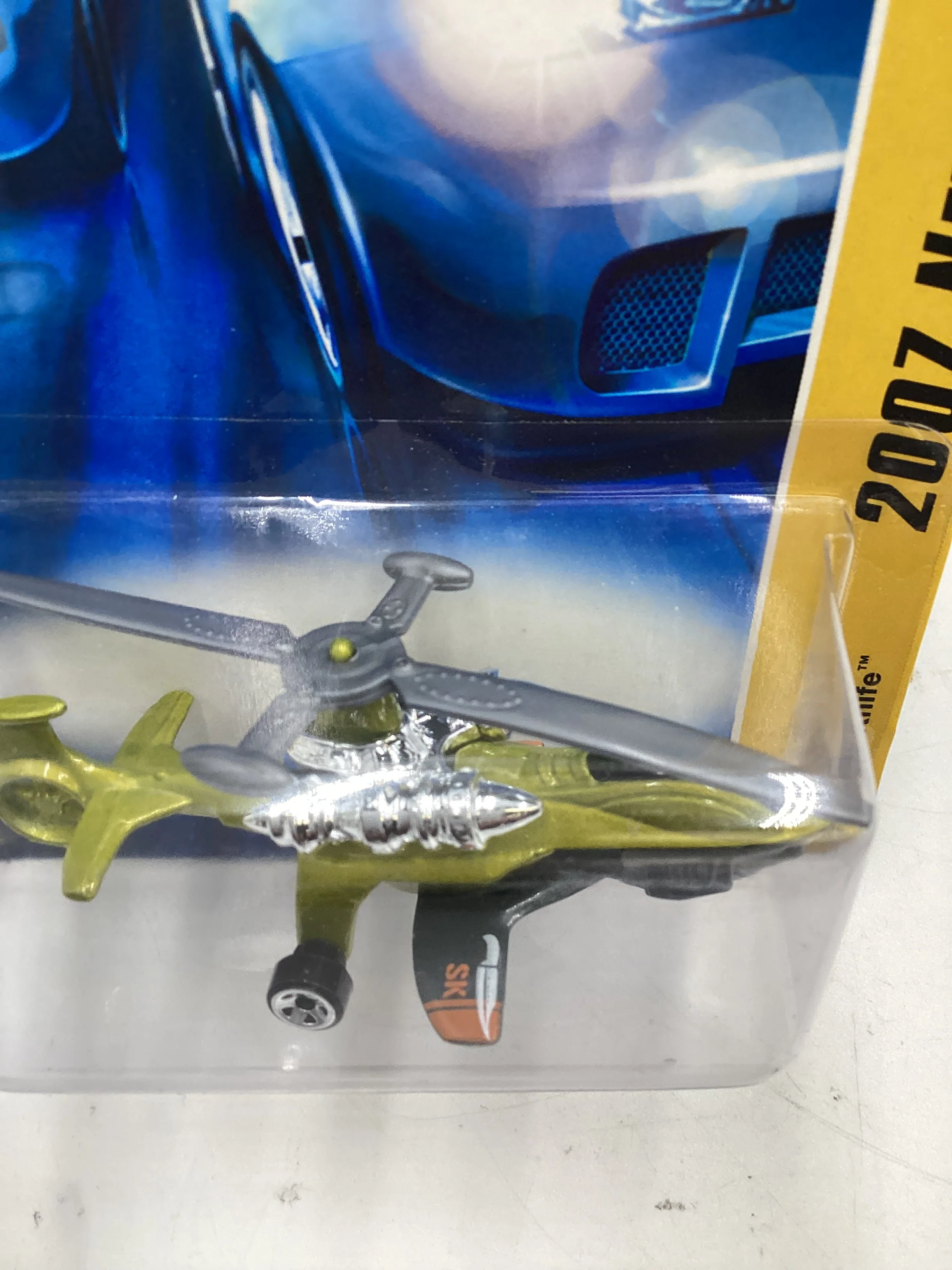2007 Hot Wheels New Models #13 Sky Knife Green AAA5 - Image 6