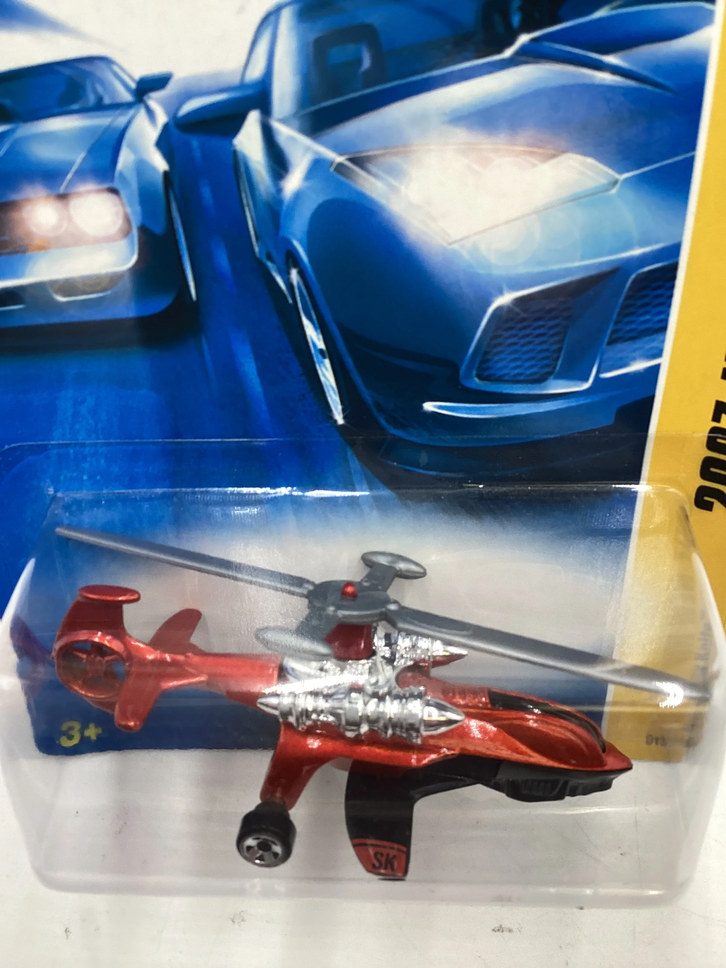 2007 Hot Wheels New Models #13 Sky Knife Orange AAA5 - Image 6