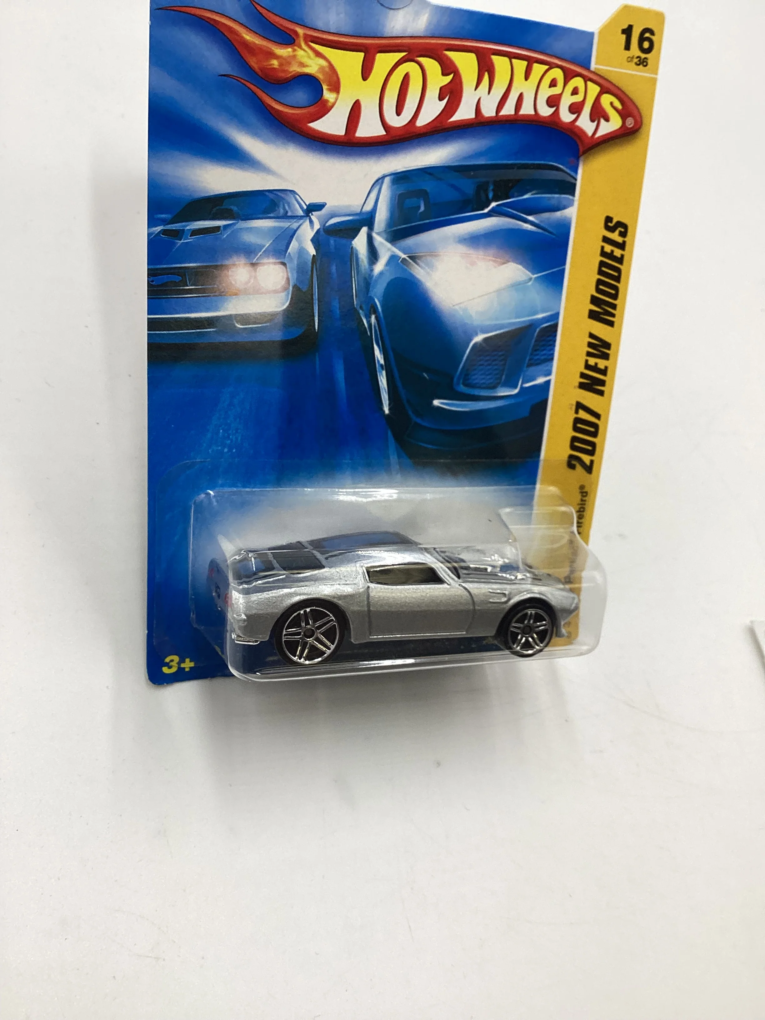 2007 Hot Wheels New Models #16 70 Pontiac Firebird Silver Kmart Exclusive - Image 5