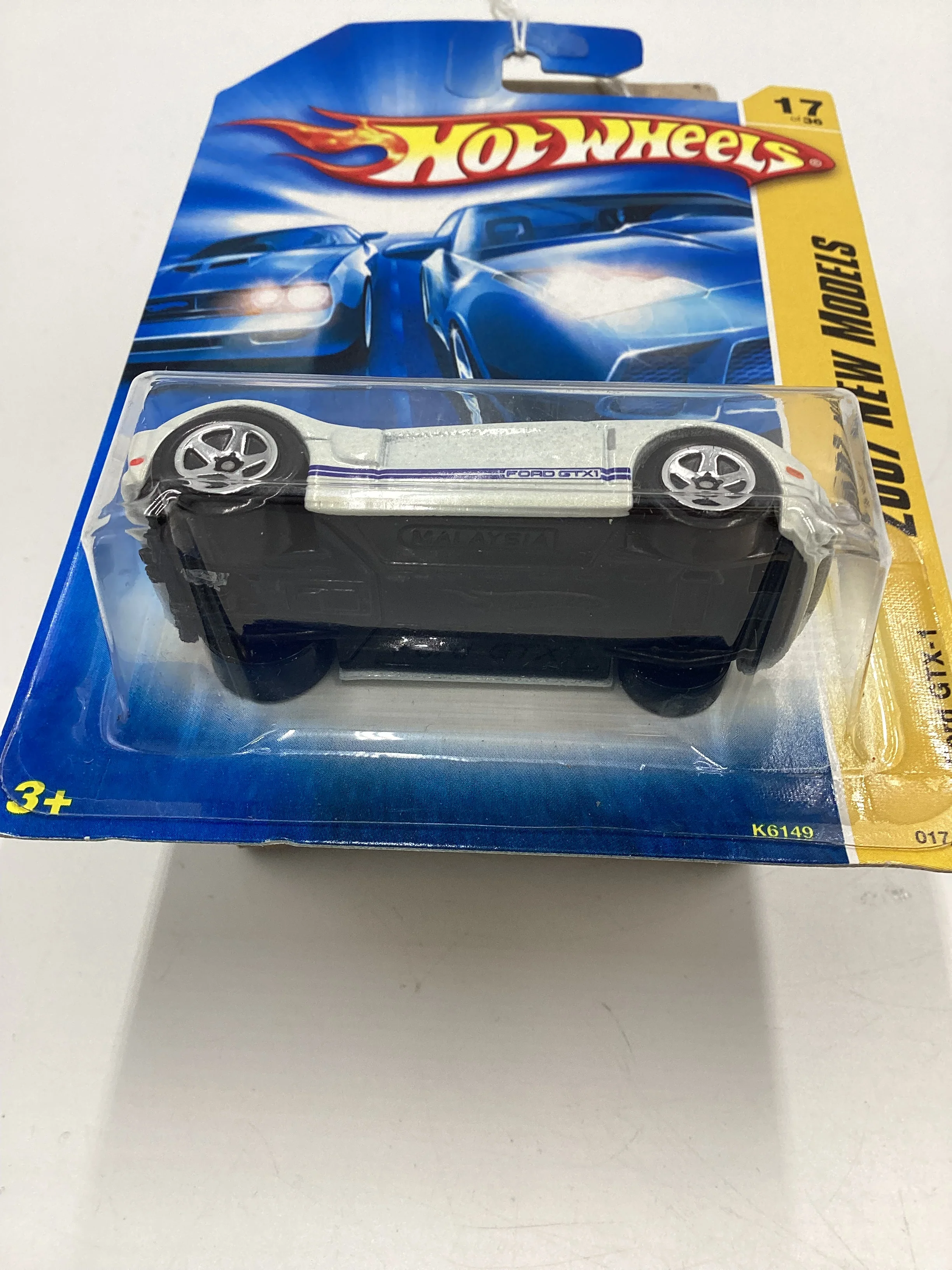 2007 Hot Wheels New Models #17 Ford GTX1 White 27D - Image 7