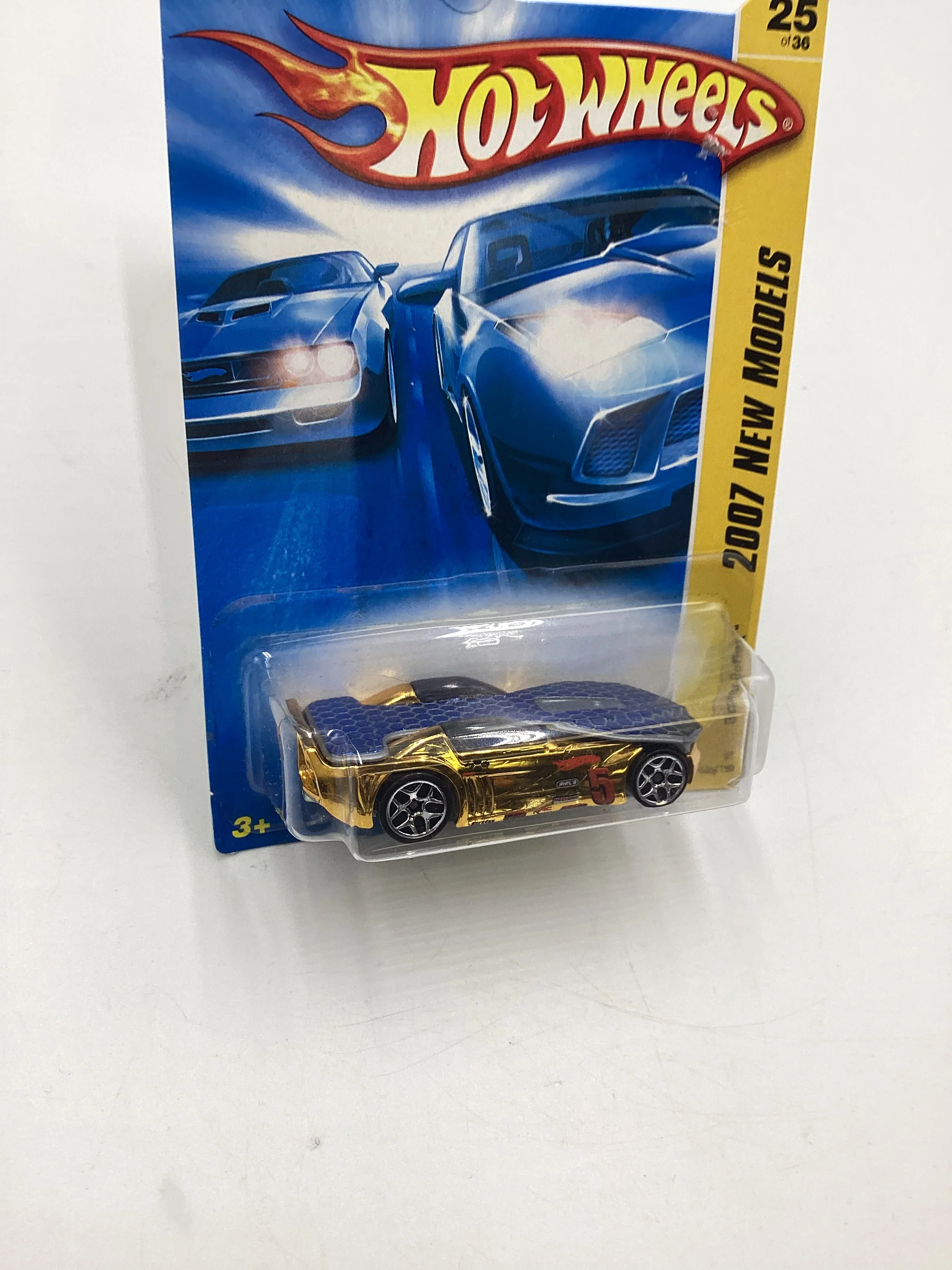 2007 Hot Wheels New Models #25 Solar Reflex Gold ii2 - Image 5