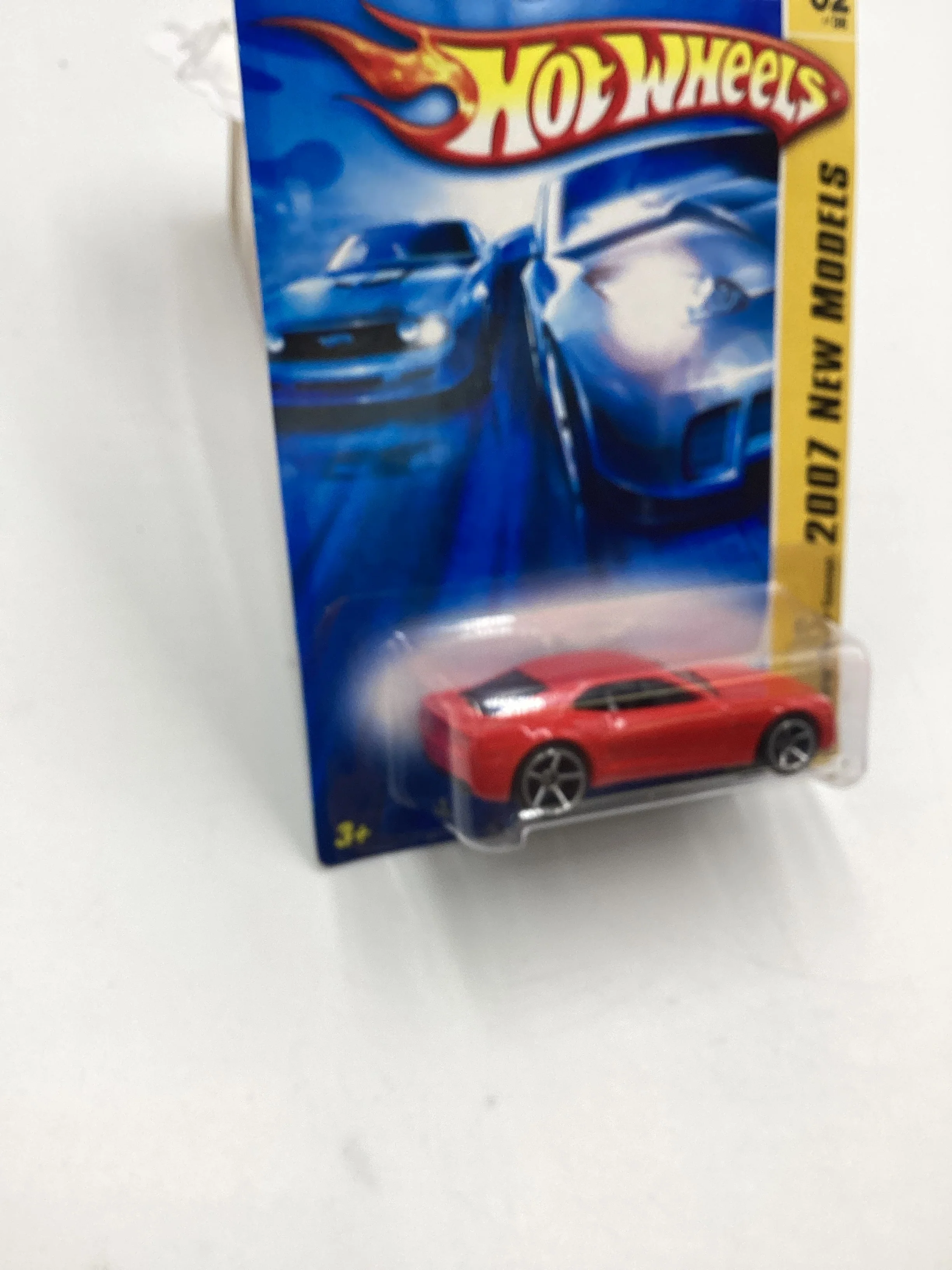 2007 Hot Wheels New Models #2 Chevy Camaro Concept Red 2A - Image 5