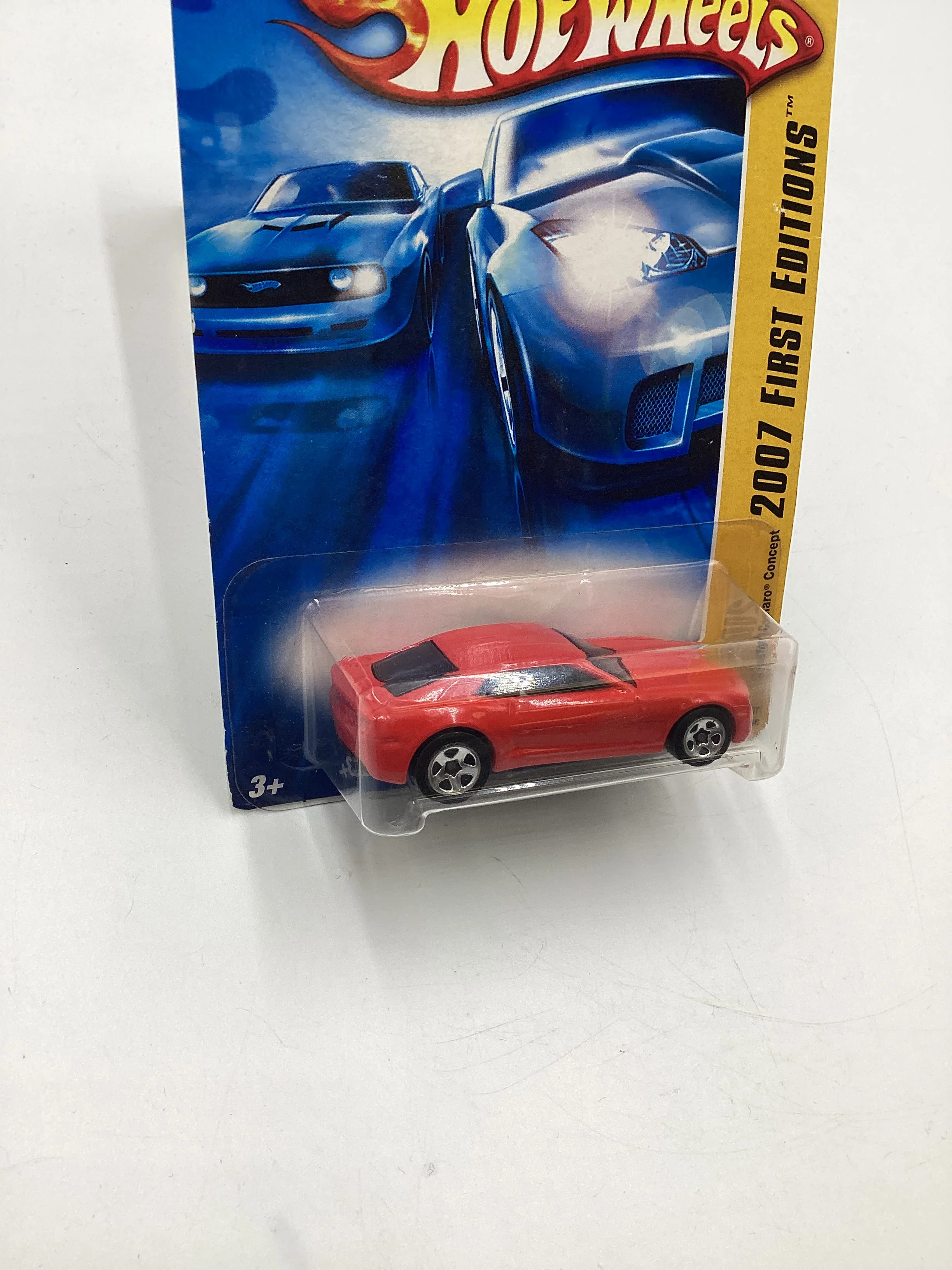 2007 Hot Wheels New Models #2 Chevy Camaro Concept Red (5 Spoke) 2A - Image 5