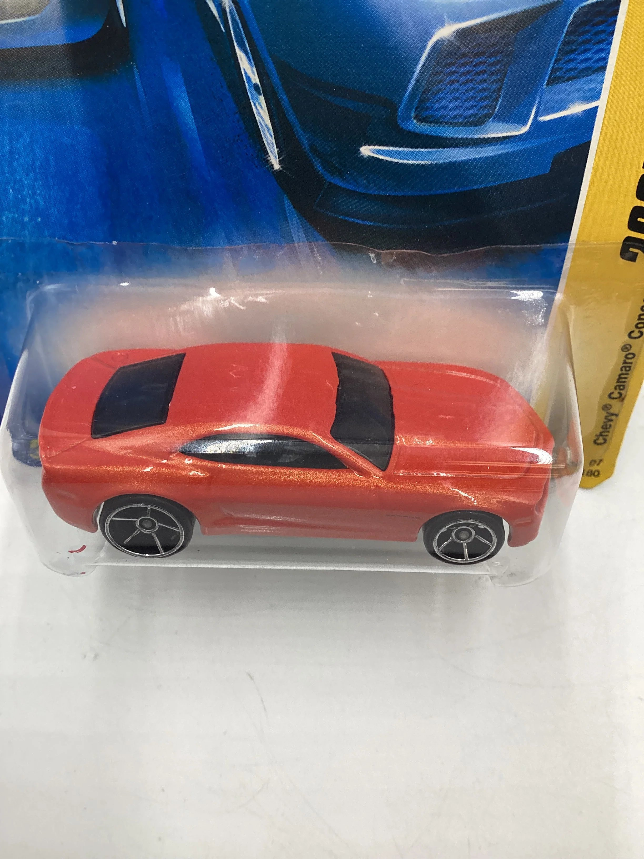 2007 Hot Wheels New Models #2 Chevy Camaro Concept Orange 2A - Image 5