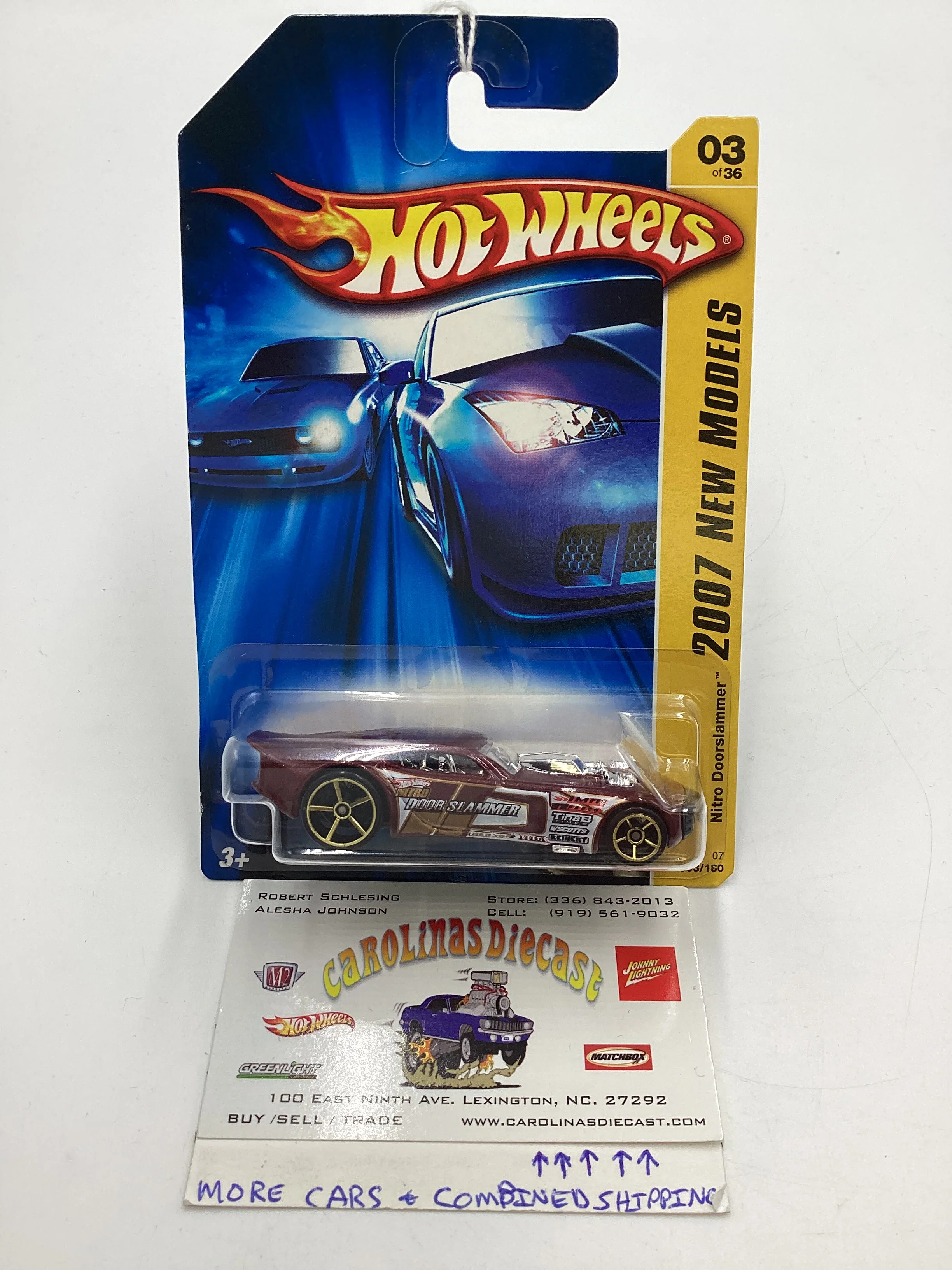 2007 Hot Wheels New Models #3 Nitro Doorslammer ii5