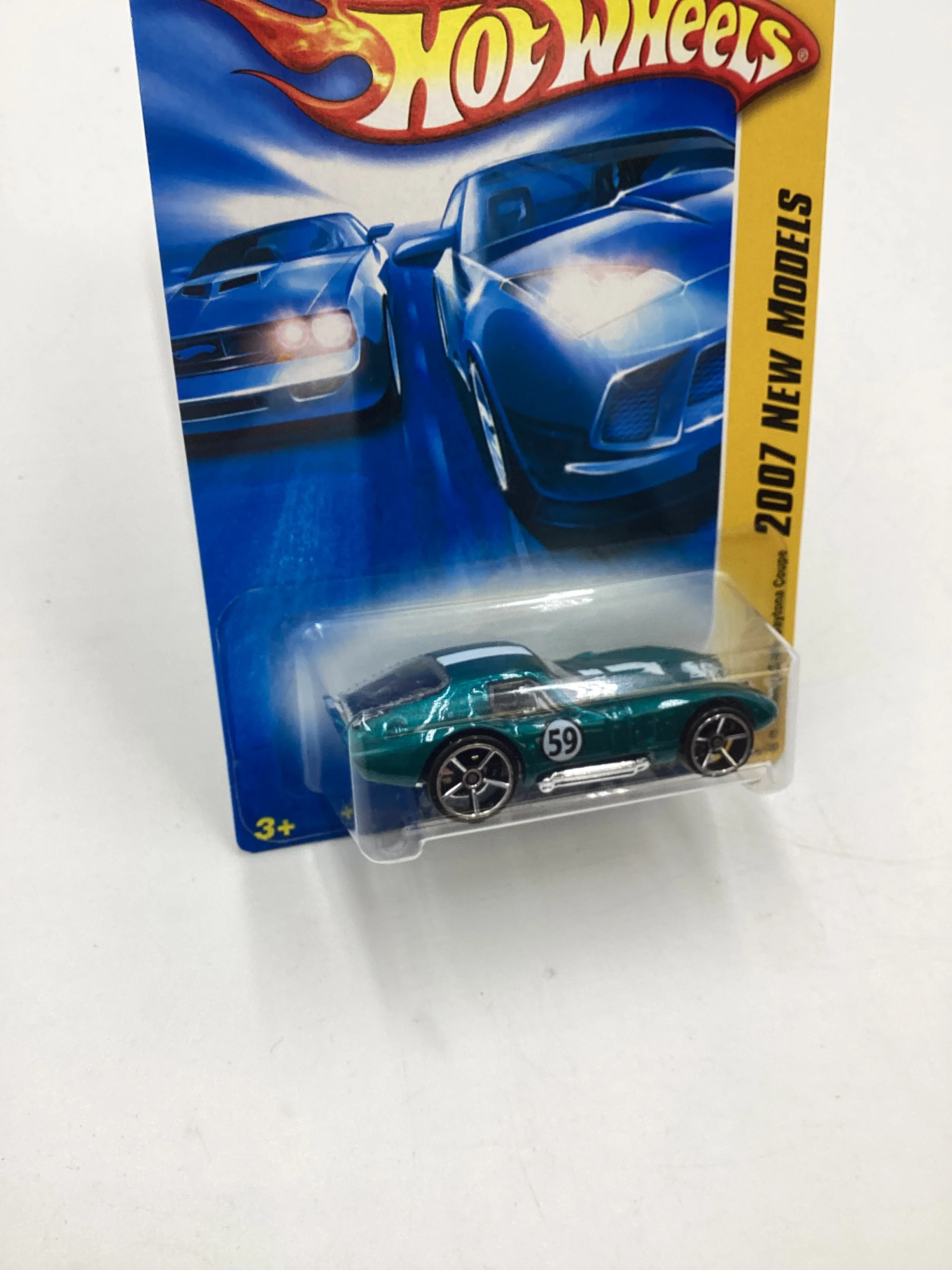 2007 Hot Wheels New Models #6 Shelby Cobra Daytona Coupe Teal 21A - Image 5