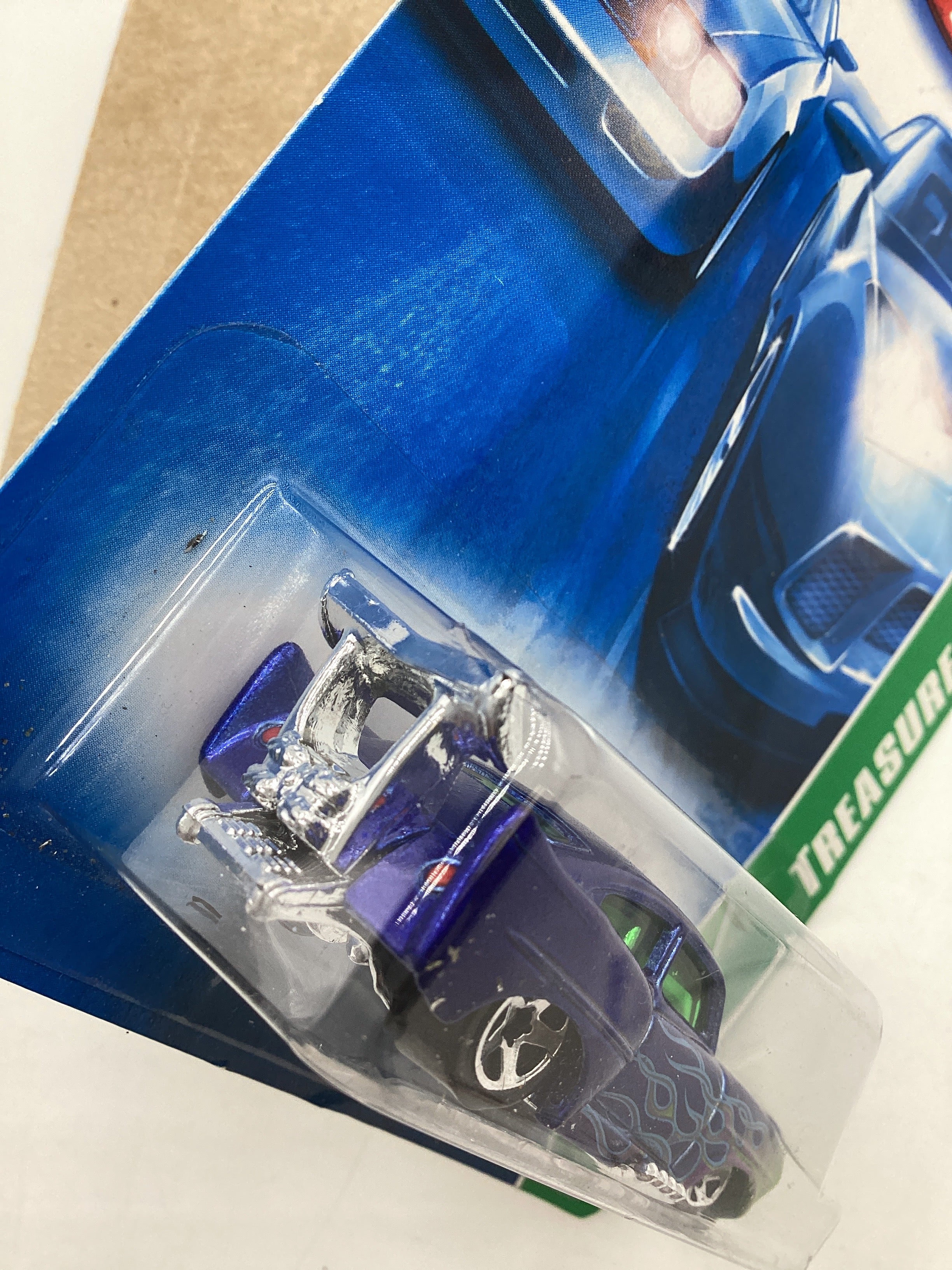 2007 Hot Wheels Treasure Hunt #128 Jaded hole in blister 277B - Image 10