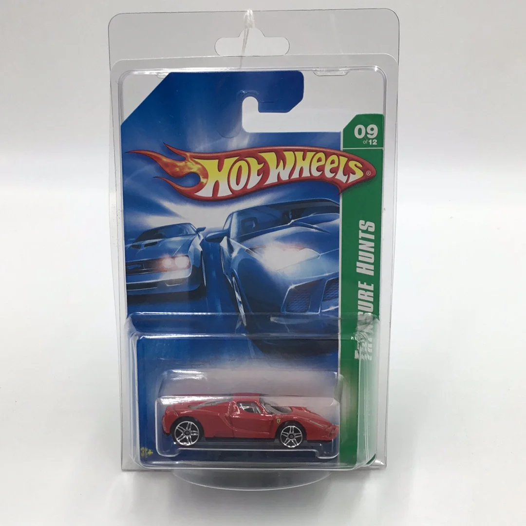 2007 Hot wheels TREASURE HUNT #129 Enzo Ferrari W/Protector - Image 5